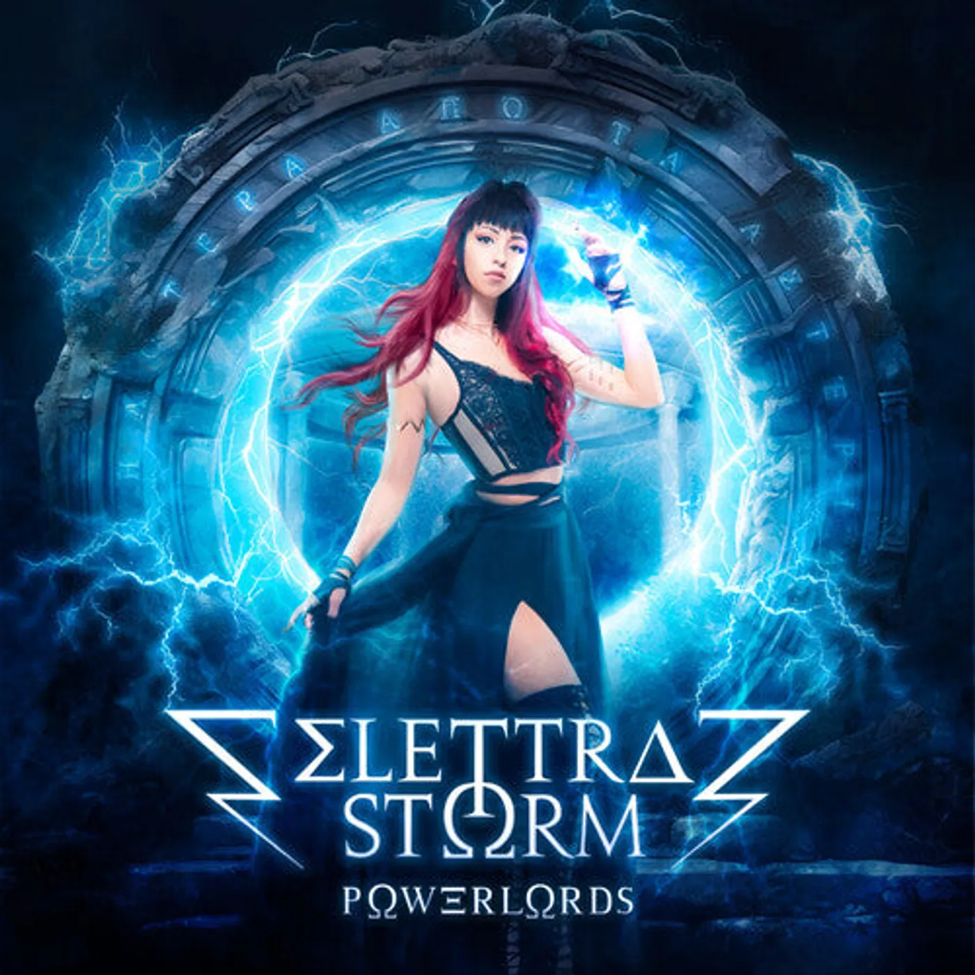 Elettra Storm LP Vinyl - Powerlords (Blue) (Coloured Vinyl) (Ltd)