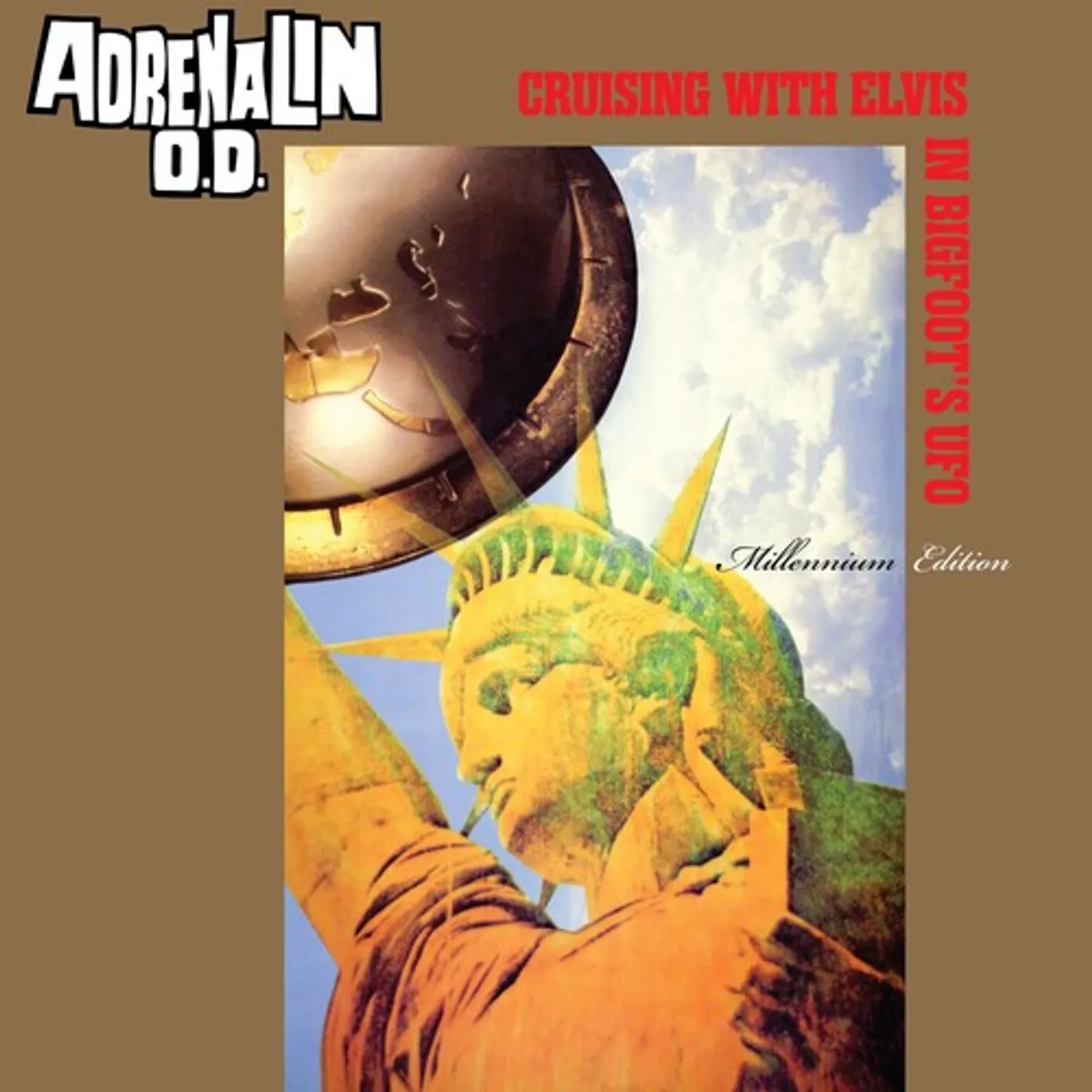 Adrenalin O.D. LP Vinyl - Cruising With Elvis In Bigfoot'S U.F.O.