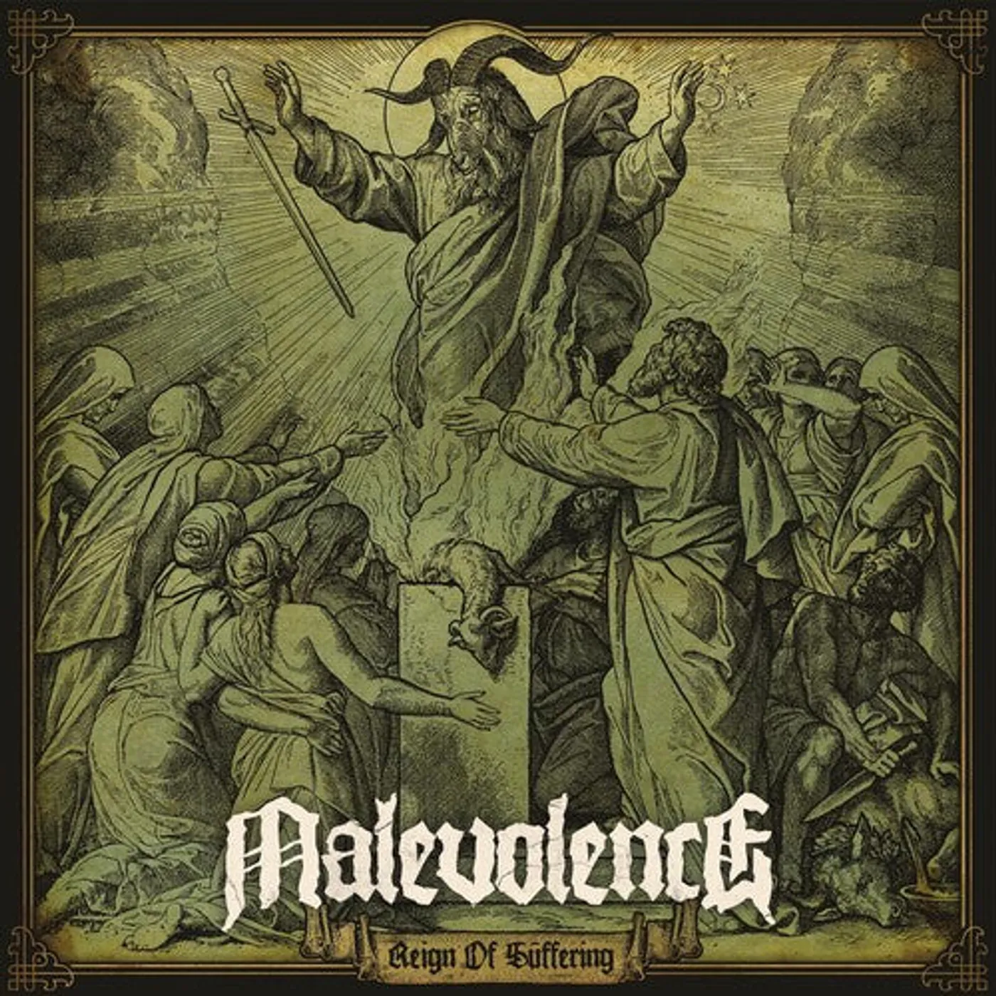 Malevolence LP Vinyl - Reign Of Suffering (Cvnl) (Grn) (Ltd) (Reis)