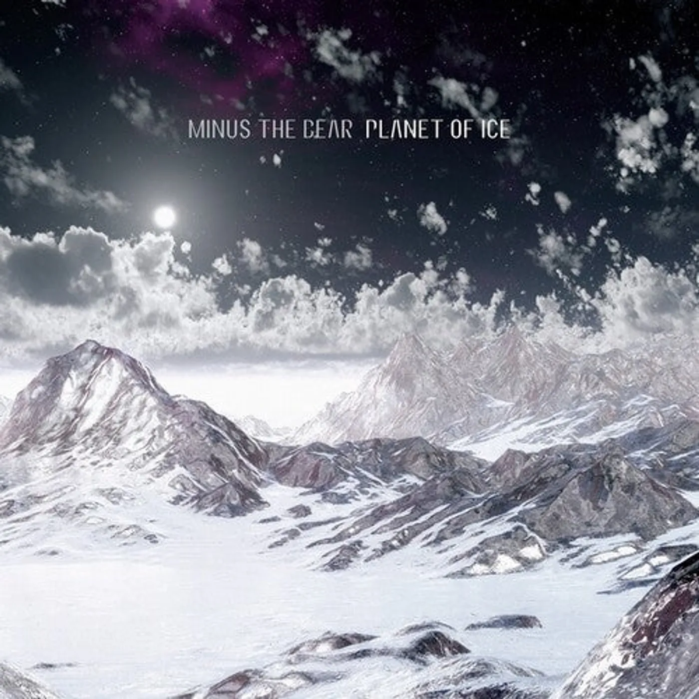 Minus The Bear LP Vinyl - Planet Of Ice - Black/White (Blk) (Coloured Vinyl) (Wht)