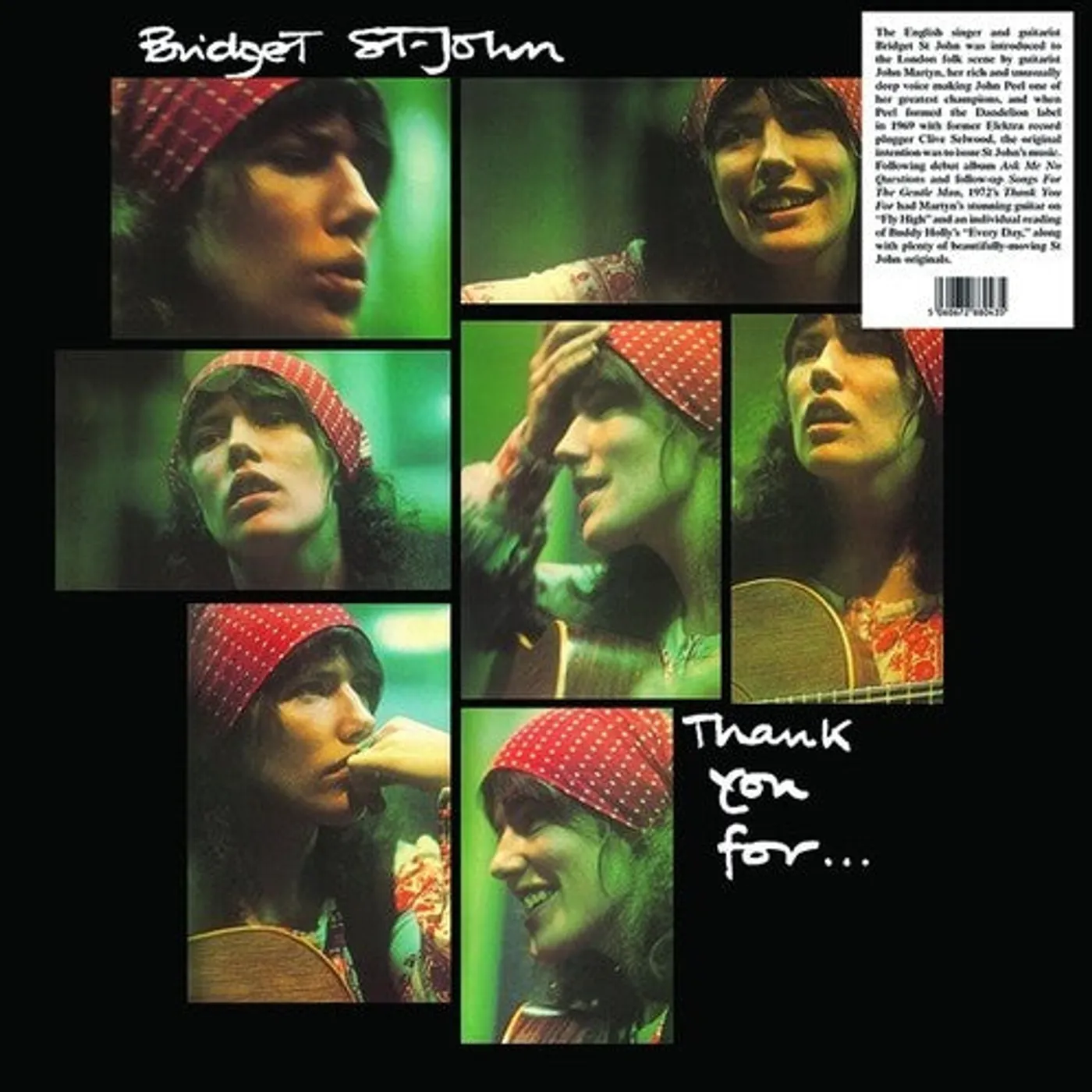 Bridget St John LP Vinyl - Thank You For