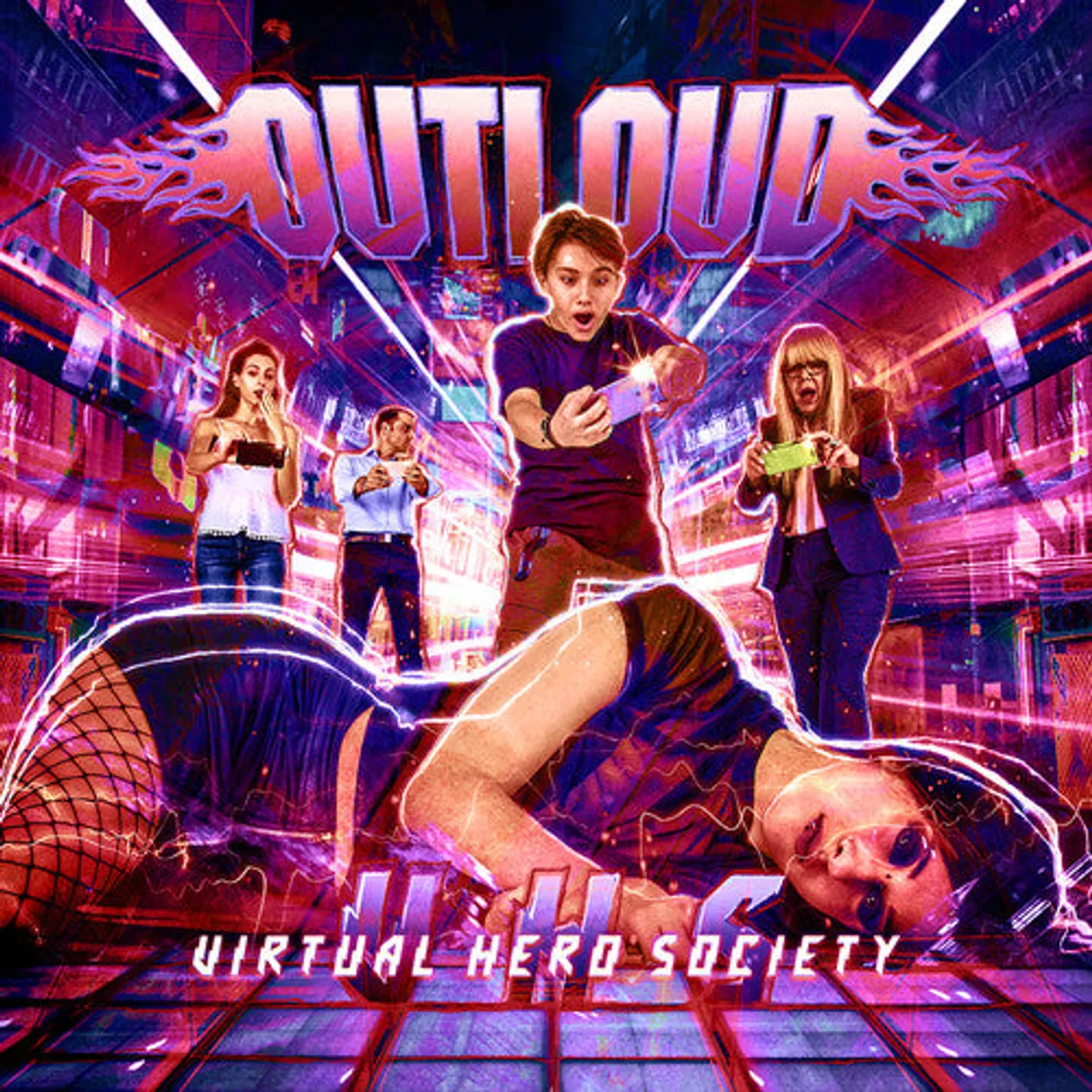 Outloud LP Vinyl - Virtual Hero Society (Blk) (Ltd)