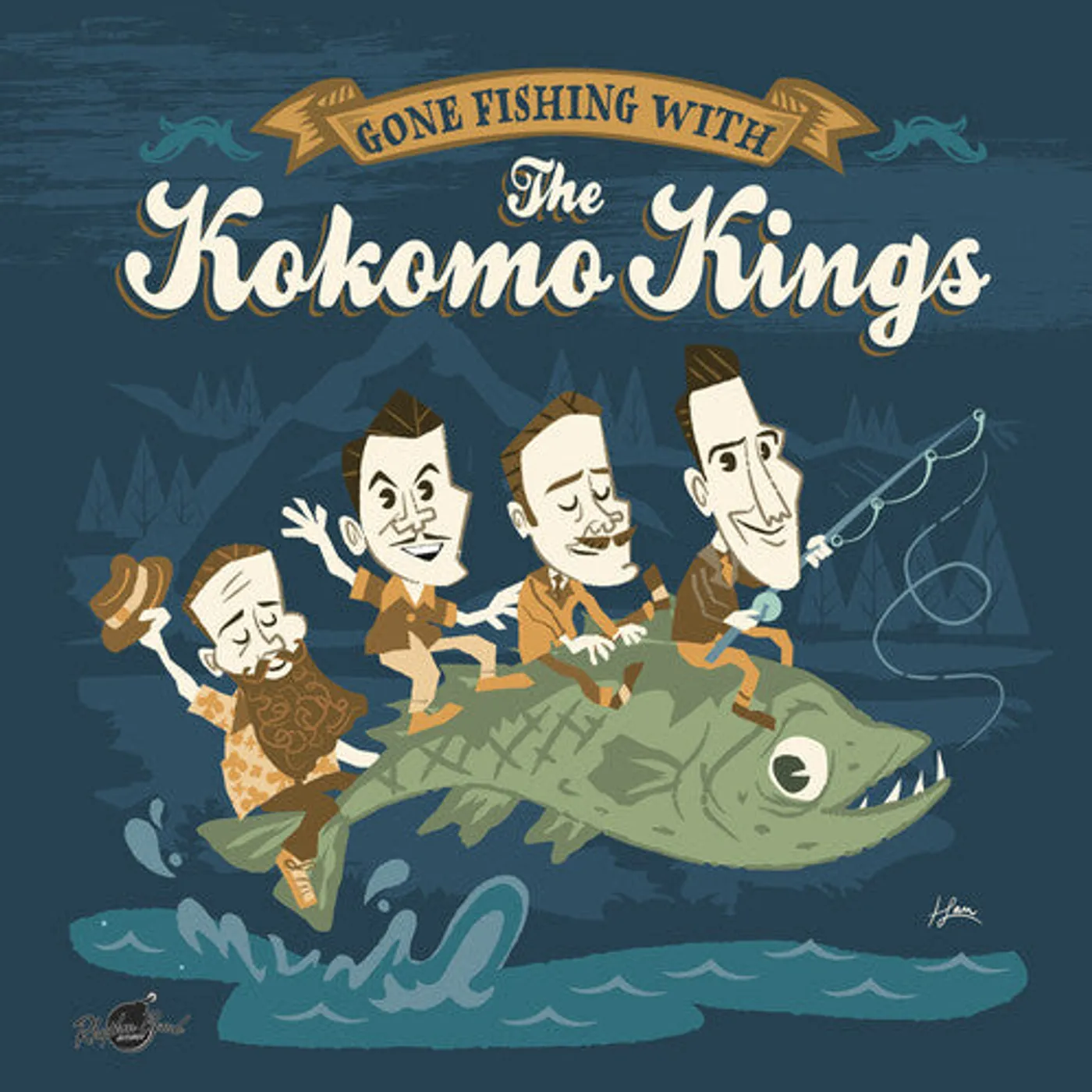 The Kokomo Kings LP Vinyl - Gone Fishing With (10In)