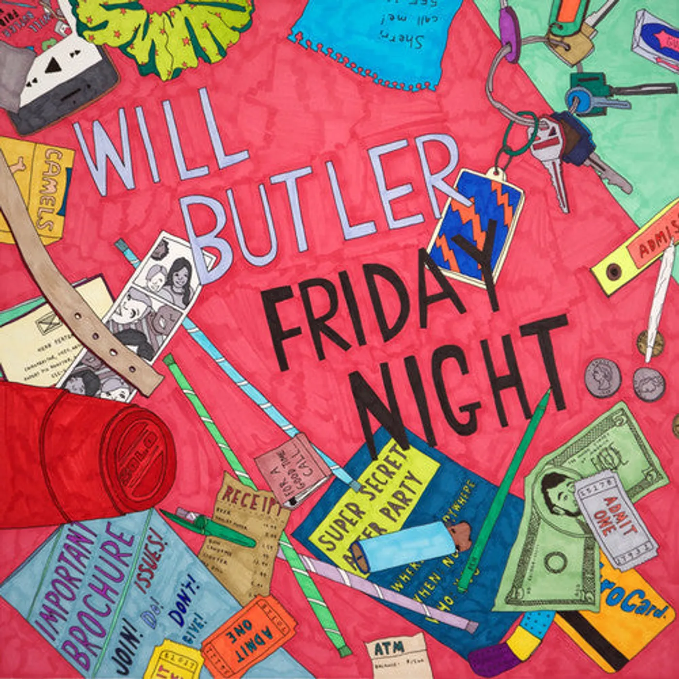 Will Butler LP Vinyl - Friday Night (Dlcd)
