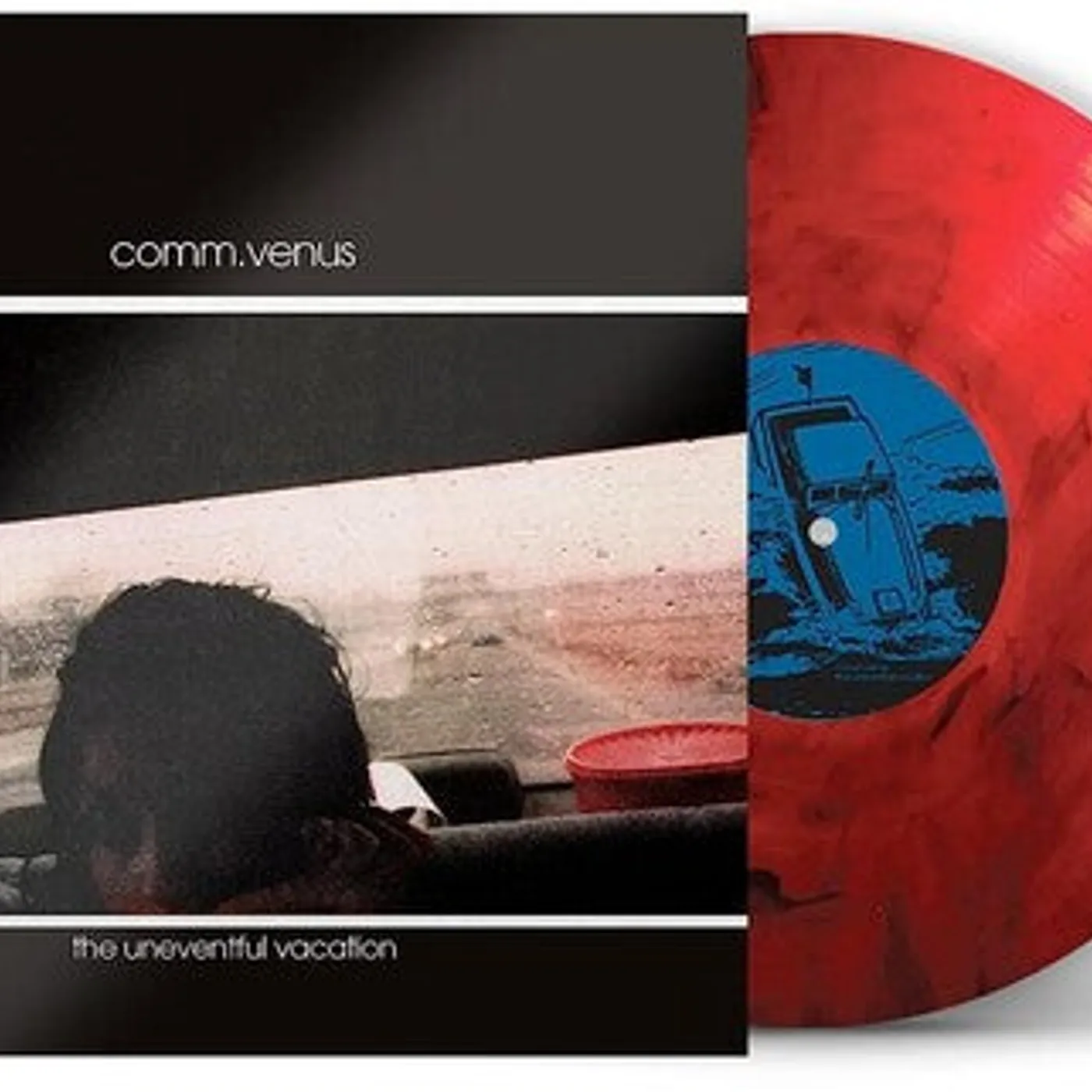Commander Venus LP Vinyl - Uneventful Vacation (Blk) (Coloured Vinyl) (Red) (Aniv)