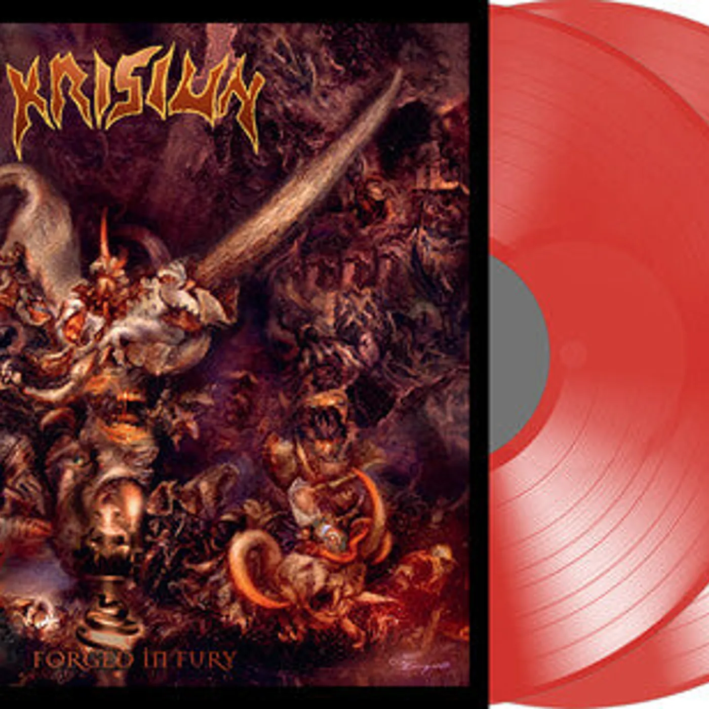 Krisiun LP Vinyl - Forged In Fury - Red (Cvnl) (Ltd) (Red)