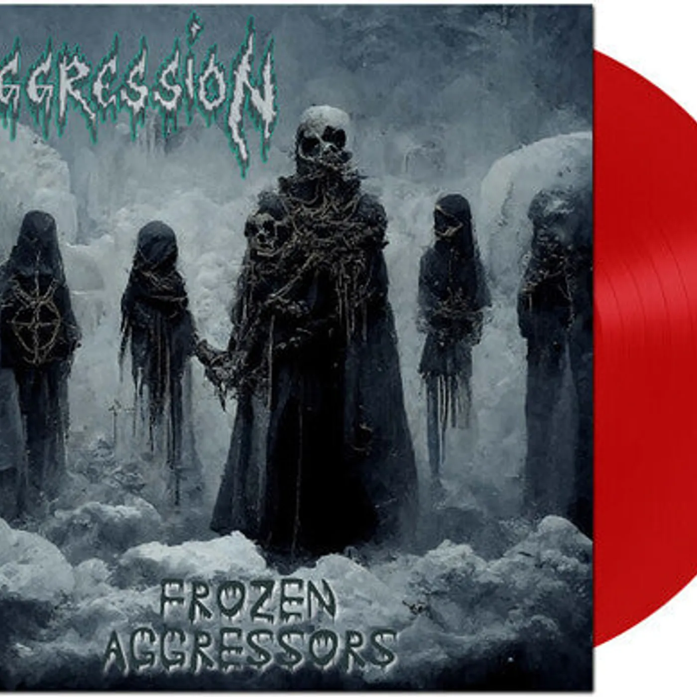 Aggression LP Vinyl - Frozen Aggressors - Red (Coloured Vinyl) (Ltd) (Red)