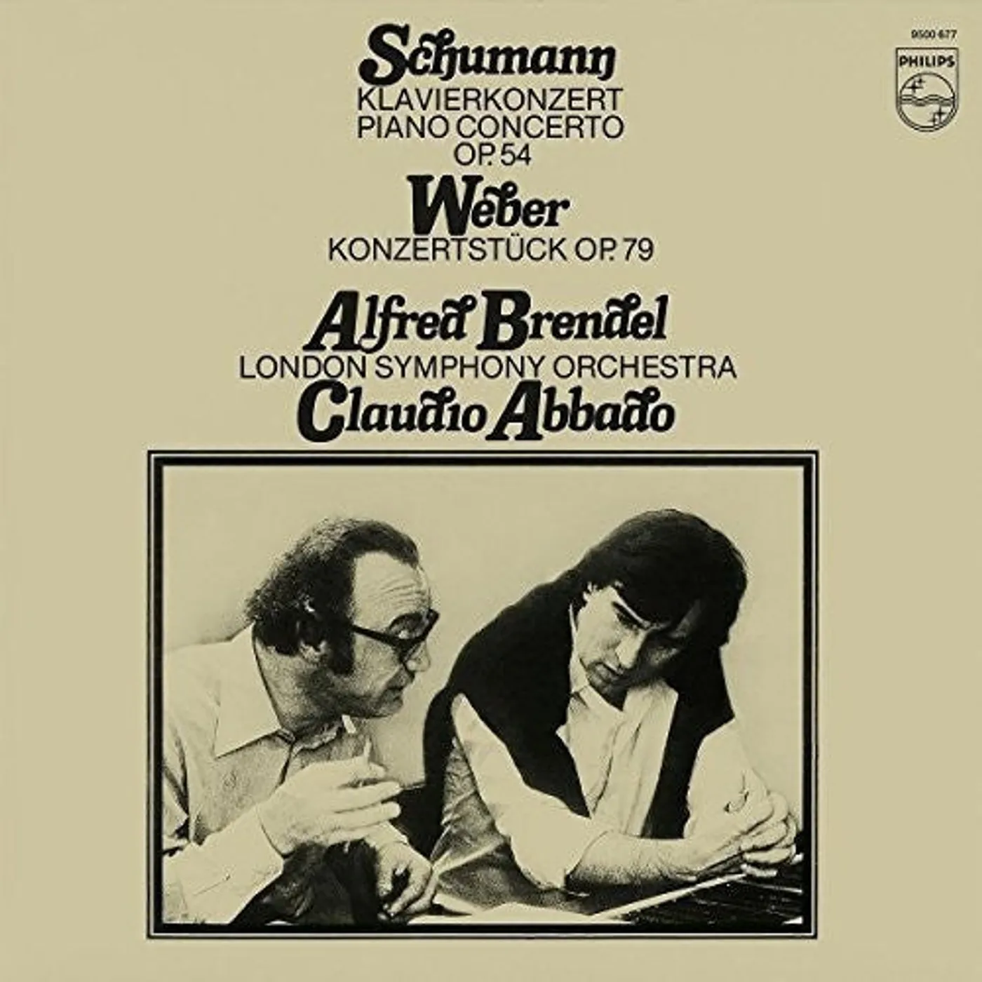 Alfred Brendel LP Vinyl - Schumann Piano Concerto In A Minor / Weber: Konzer