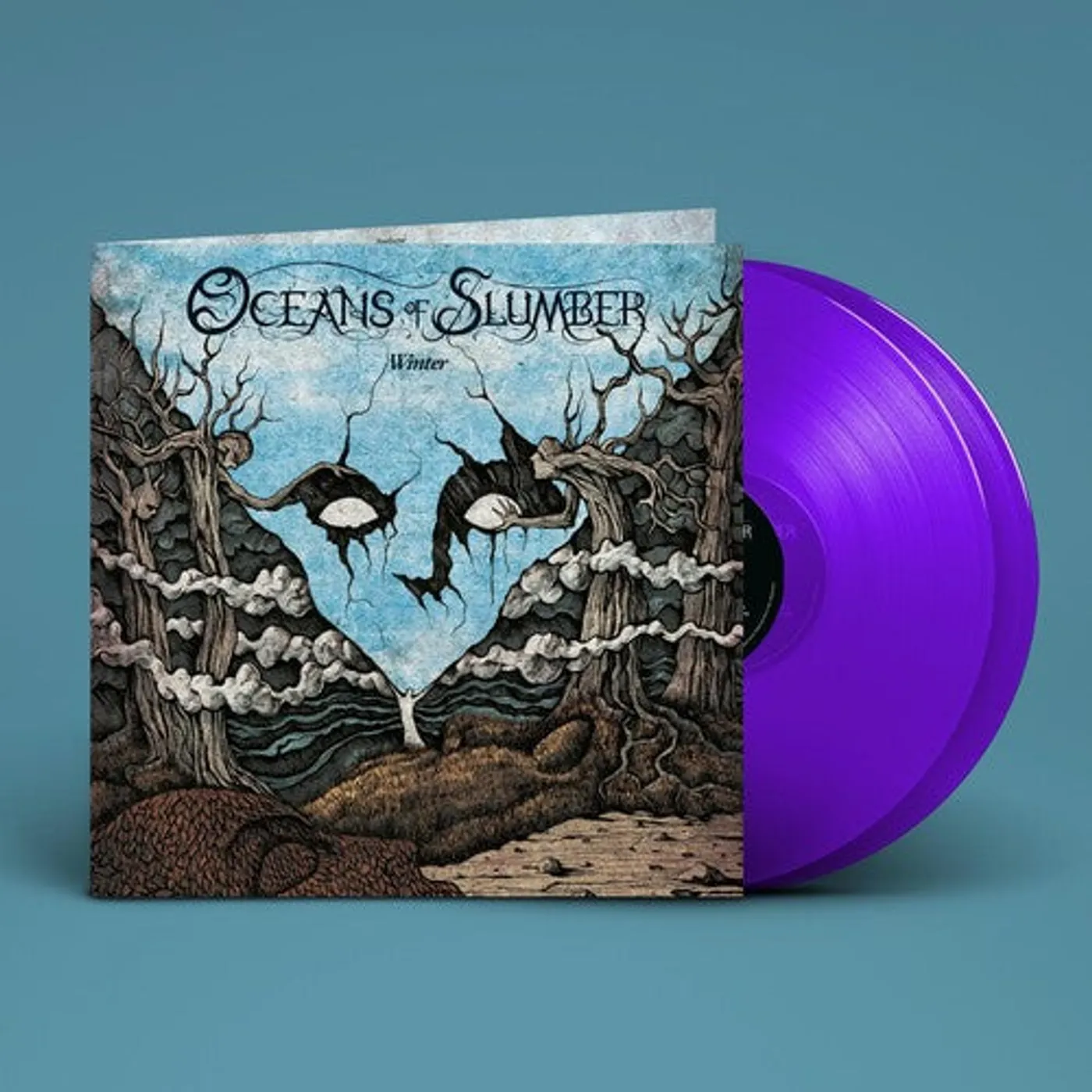 Oceans Of Slumber LP Vinyl - Winter (Cvnl) (Purp)