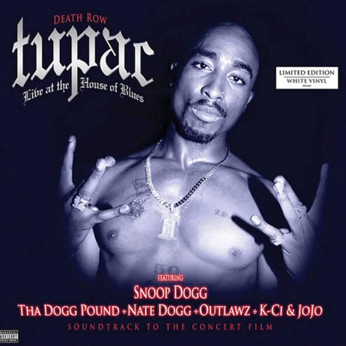 Tupac LP Vinyl - Live At The House Of Blues (Coloured Vinyl) (Wht)