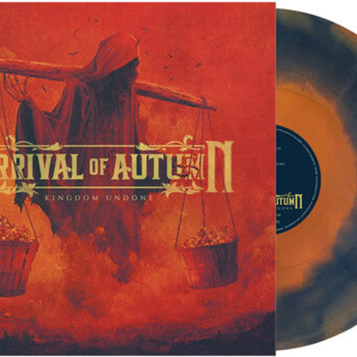 Arrival Of Autumn LP Vinyl - Kingdom Undone - Orange & Blue (Blue) (Coloured Vinyl) (Org)