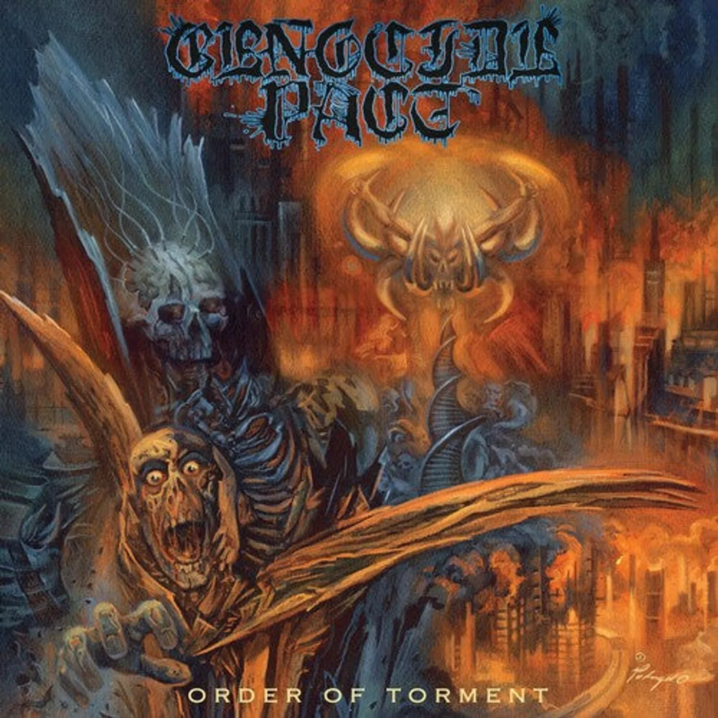 Genocide Pact LP Vinyl - Order Of Torment (Blk) (Blue) (Coloured Vinyl) (Org) (Spla)