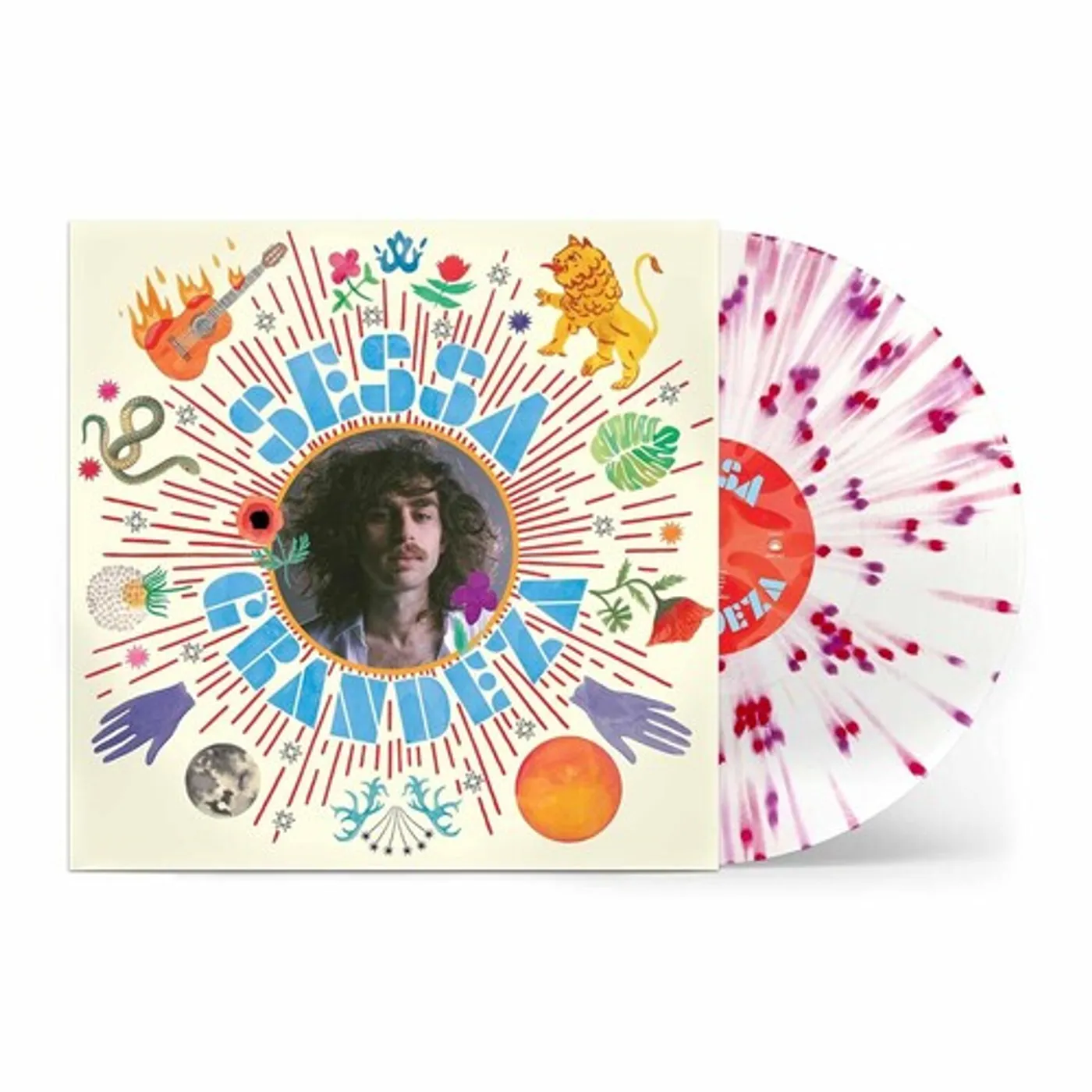 Sessa LP Vinyl - Grandeza - Pink & Purple Splatter (Coloured Vinyl) (Pnk)