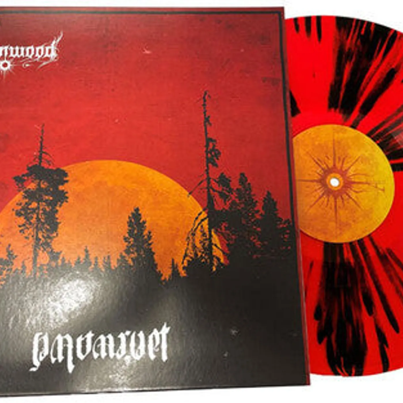 Wormwood LP Vinyl - Nattarvet - Red/Black Splatter (Blk) (Coloured Vinyl) (Red)