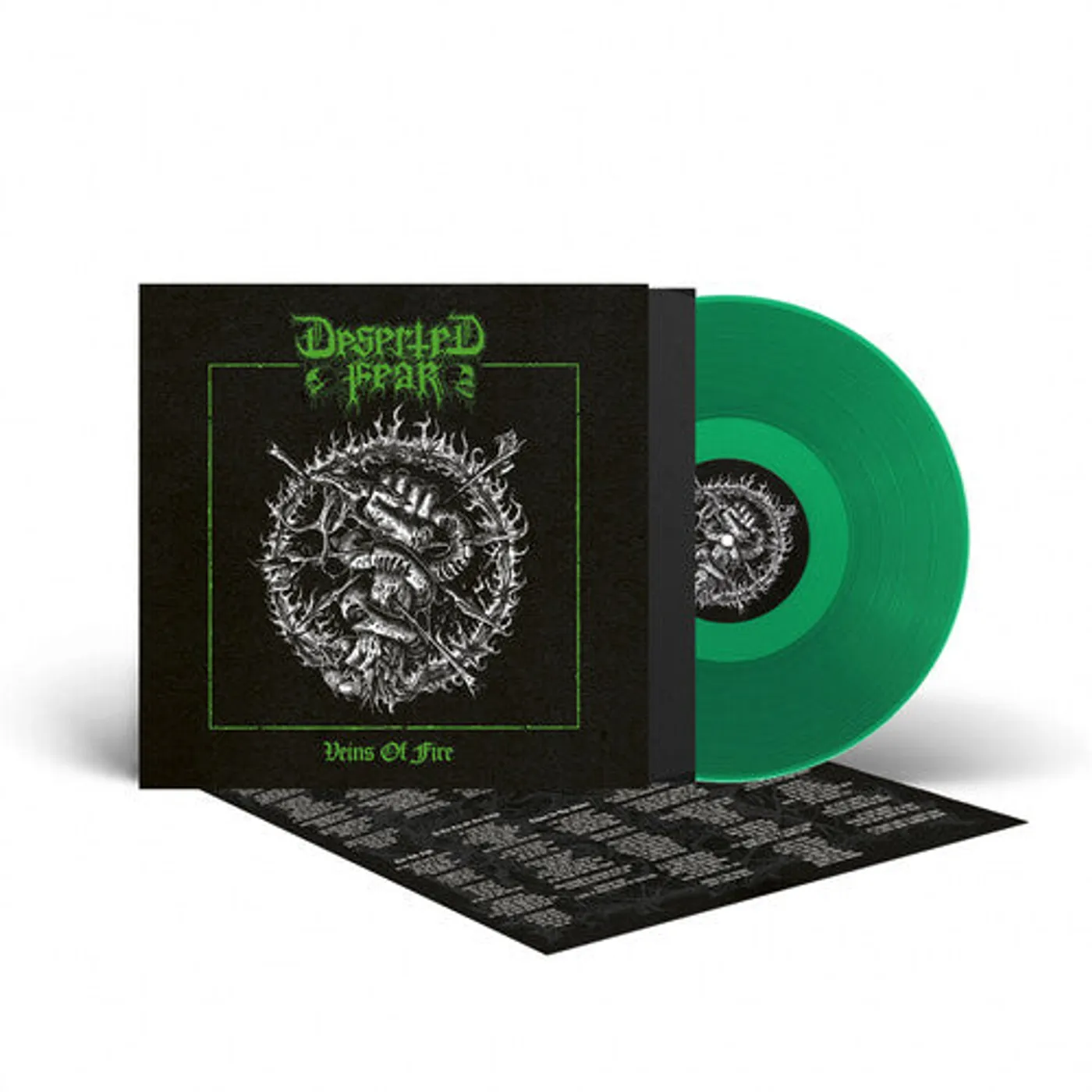 Deserted Fear LP Vinyl - Veins Of Fire - Green (Coloured Vinyl) (Grn) (Ltd) (Ogv)