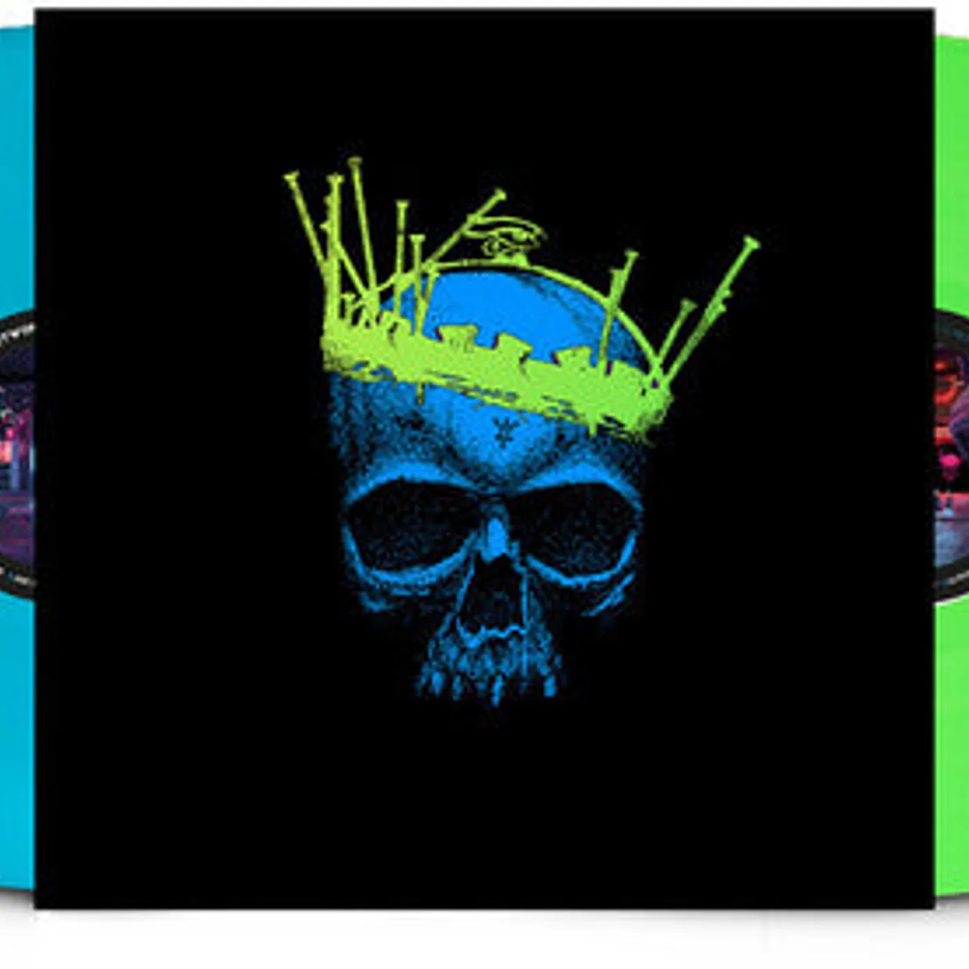 Dan Reed Network LP Vinyl - Let'S Hear It For The King - Blue/Green (Blue)