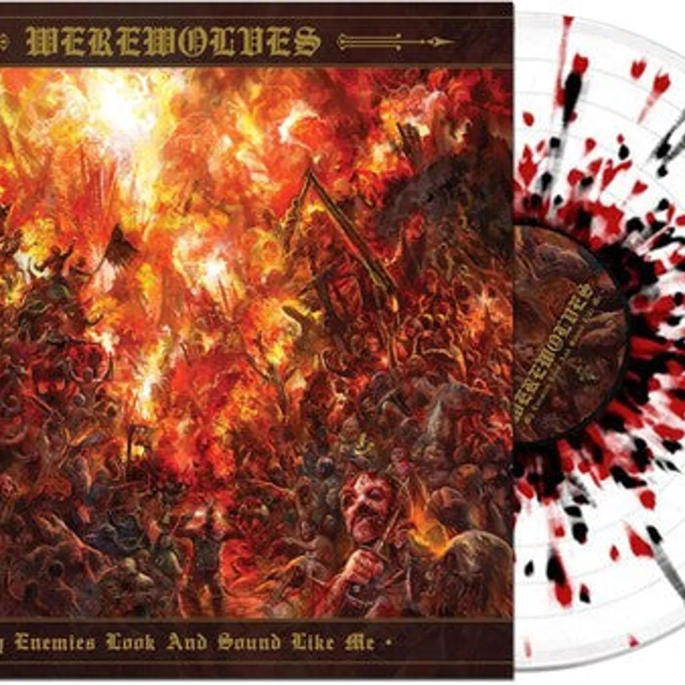 Werewolves LP Vinyl - My Enemies Look And Sound Like Me (Blk) (Coloured Vinyl)