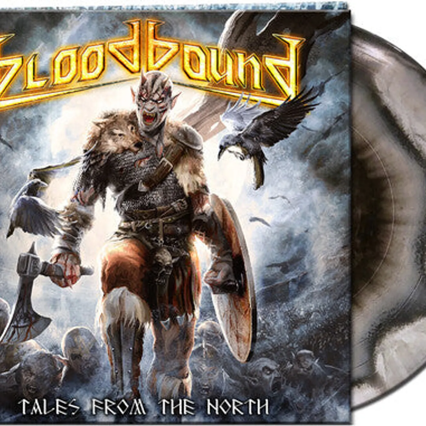 Bloodbound LP Vinyl - Tales From The North - Black/White (Blk) (Coloured Vinyl)