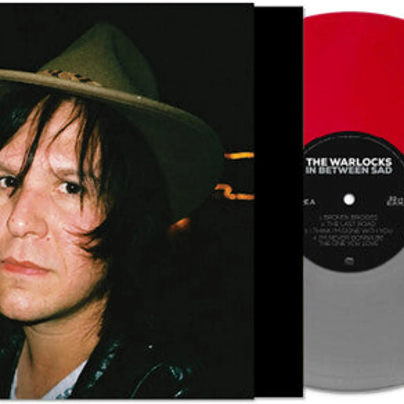 Warlocks LP Vinyl - In Between Sad - Silver/Red (Coloured Vinyl) (Red) (Slv)