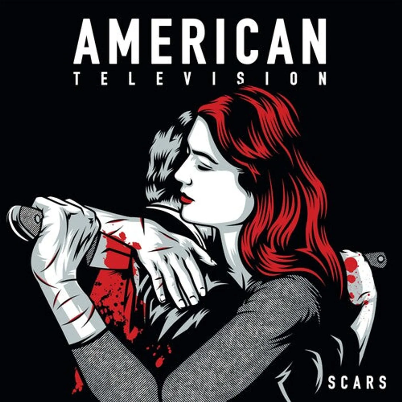 American Television LP Vinyl - Scars (Coloured Vinyl) (Red) (Wht) (Spla)