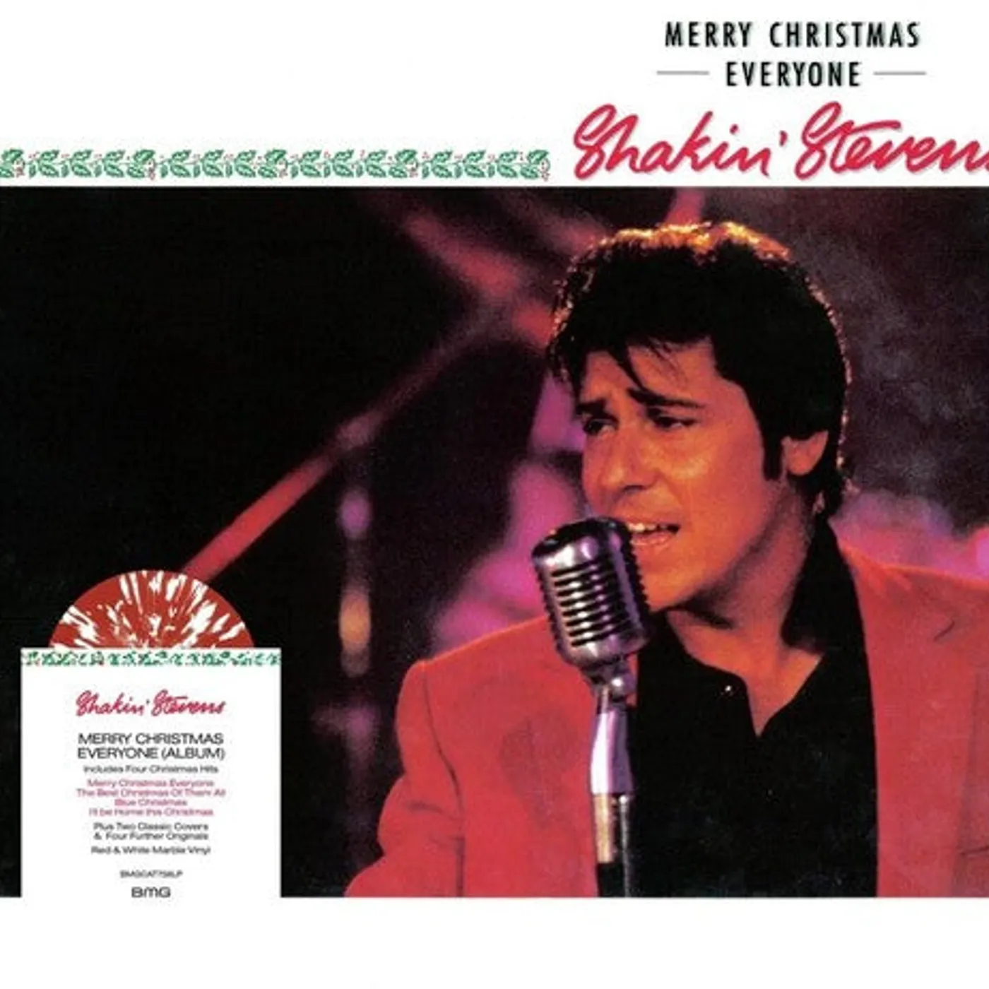 Shakin' Stevens LP Vinyl - Merry Christmas Everyone (Coloured Vinyl) (Red) (Wht)