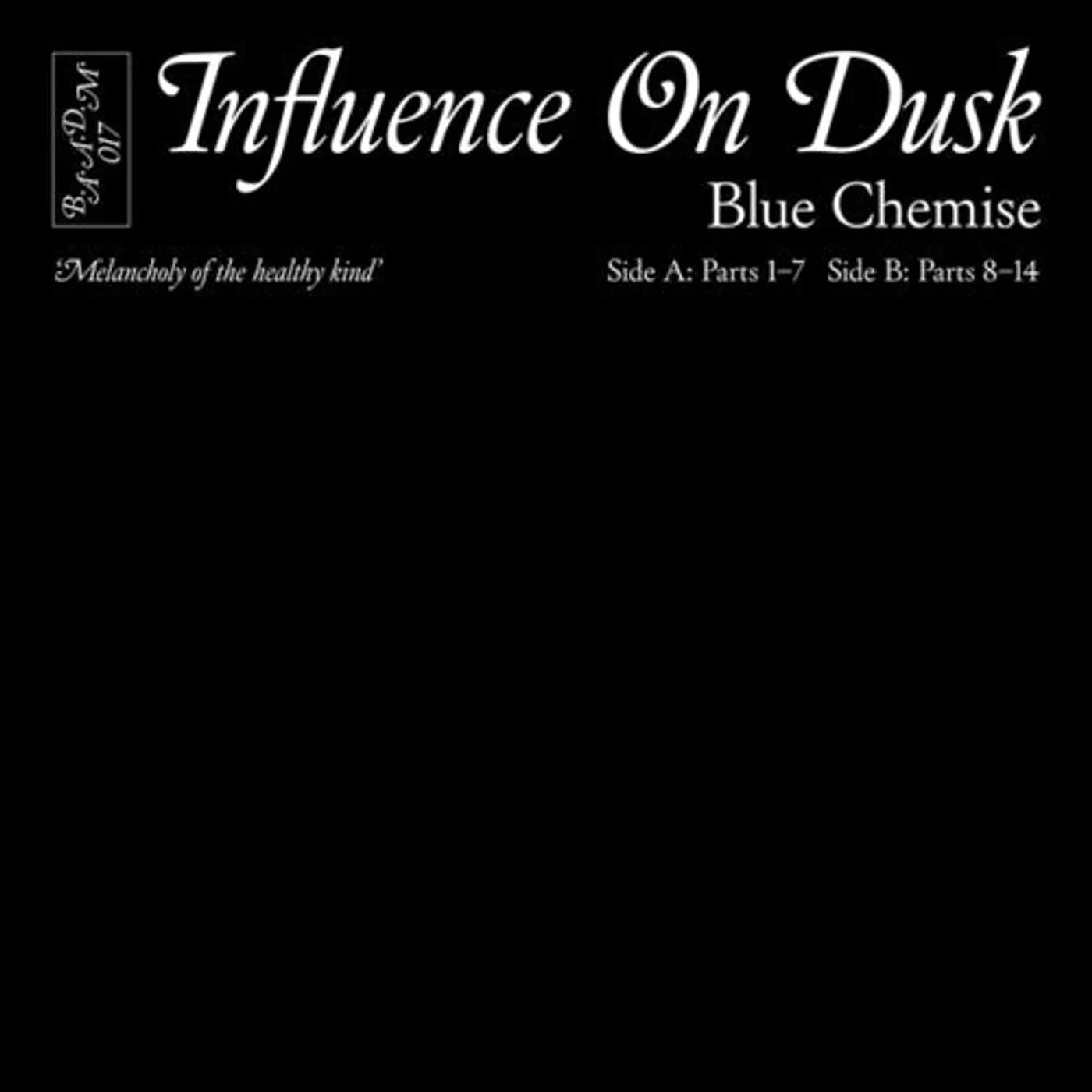 Blue Chemise LP Vinyl - Influence On Dusk