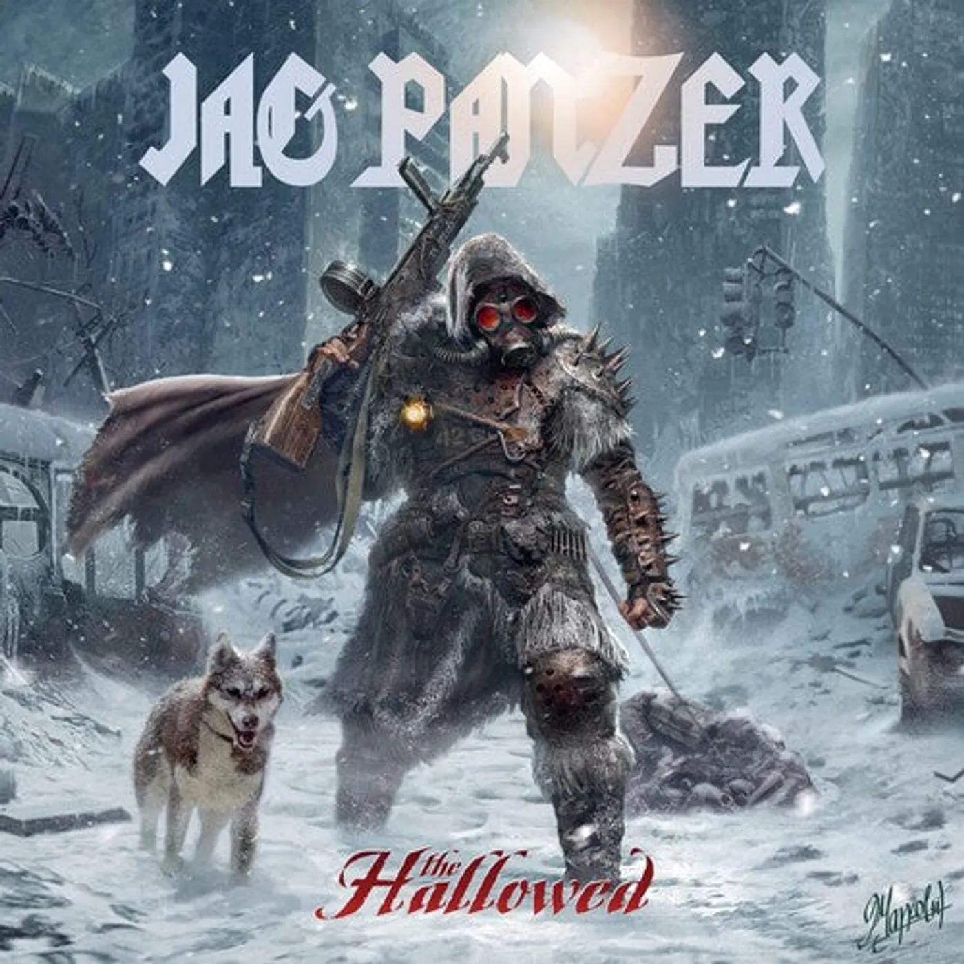 Jag Panzer LP Vinyl - Hallowed (Blue) (Coloured Vinyl) (Gate Fold) (Wht)