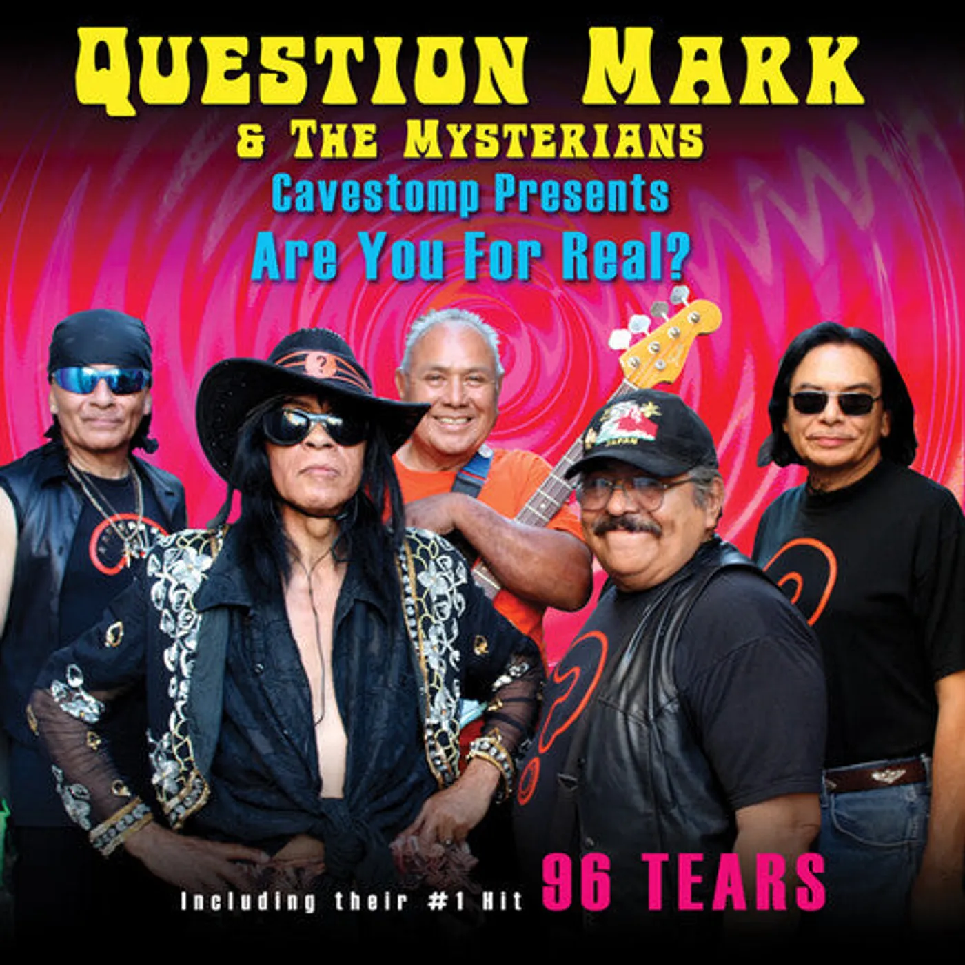 Question Mark And The Mysterians LP Vinyl - Cavestomp Presents: Are You For Real? (Coloured Vinyl)
