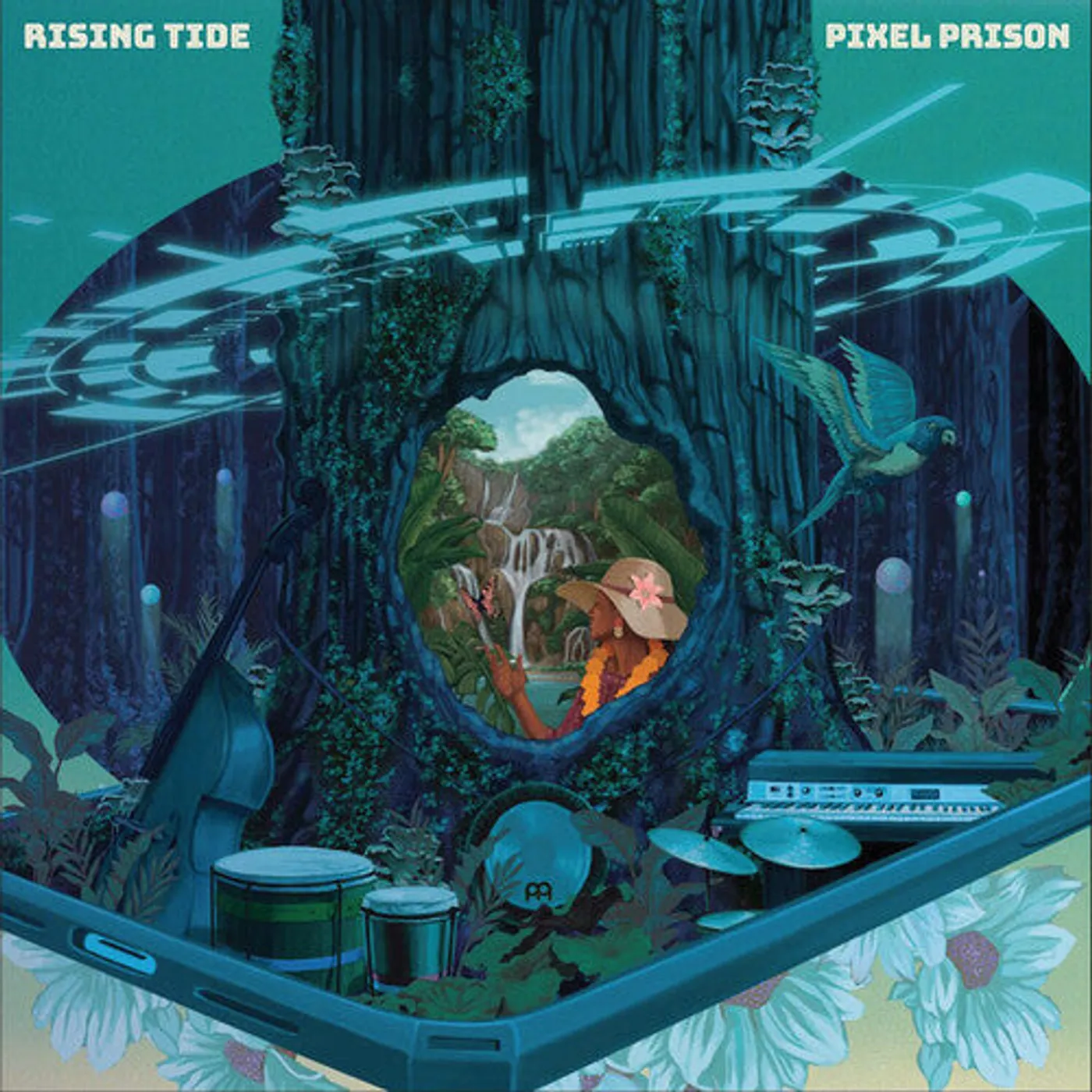 Rising Tide LP Vinyl - Pixel Prison (Gate Fold) (Ogv)