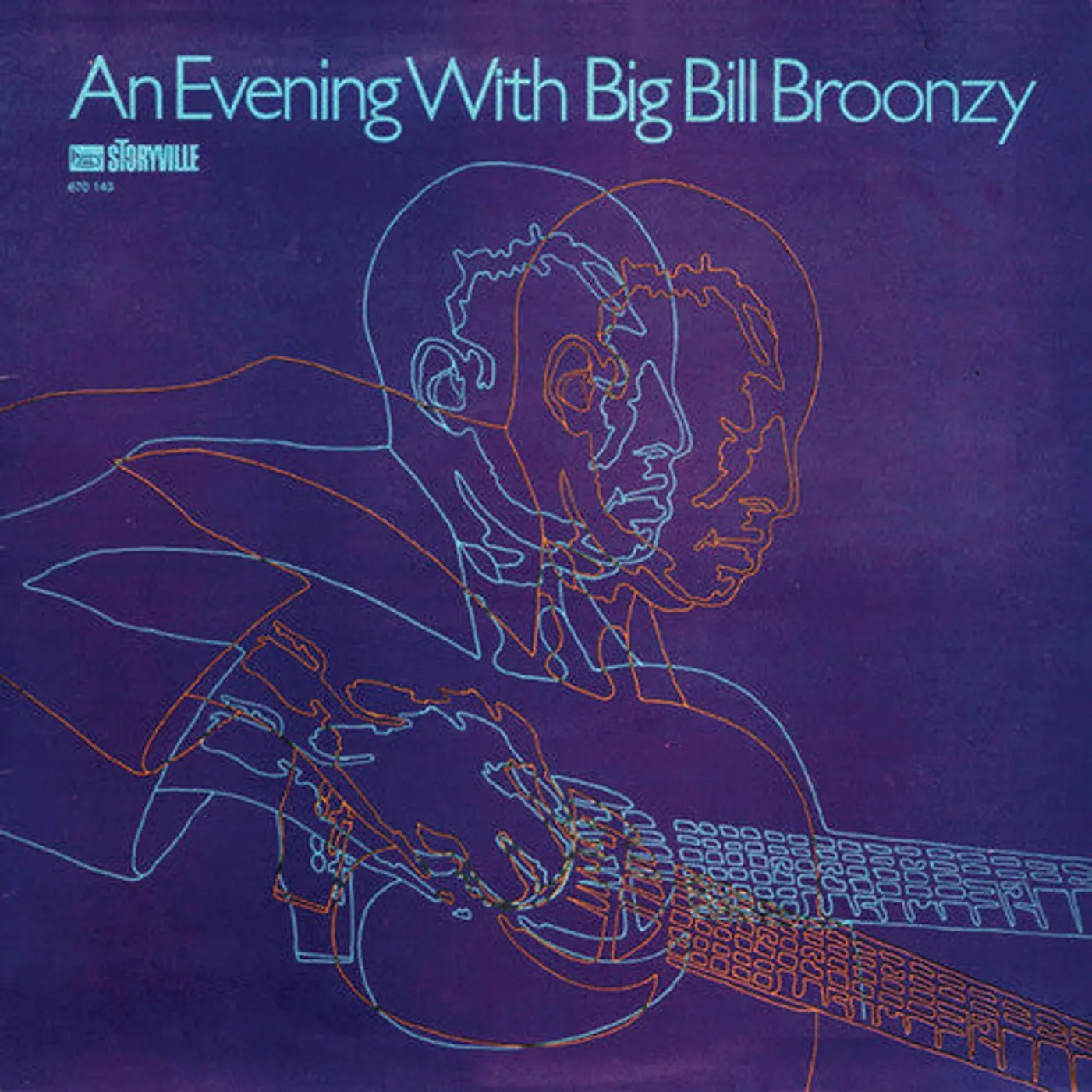 Big Bill Broonzy LP Vinyl - Evening With Big Bill Broonzy