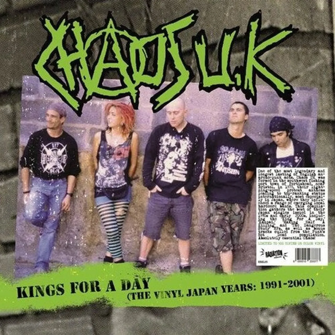Chaos U.K. LP Vinyl - Kings For A Day (Vinyl Japan Years: 1991-2001)