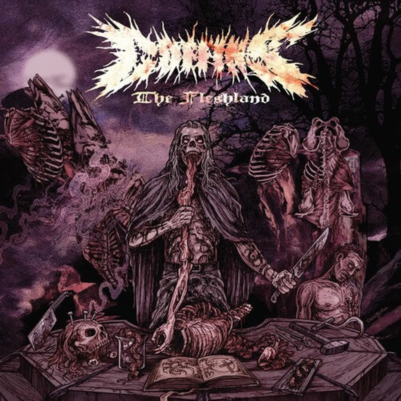 Coffins LP Vinyl - Fleshland (Coloured Vinyl) (Ltd) (Pnk) (Viol) (Wht) (Spla)