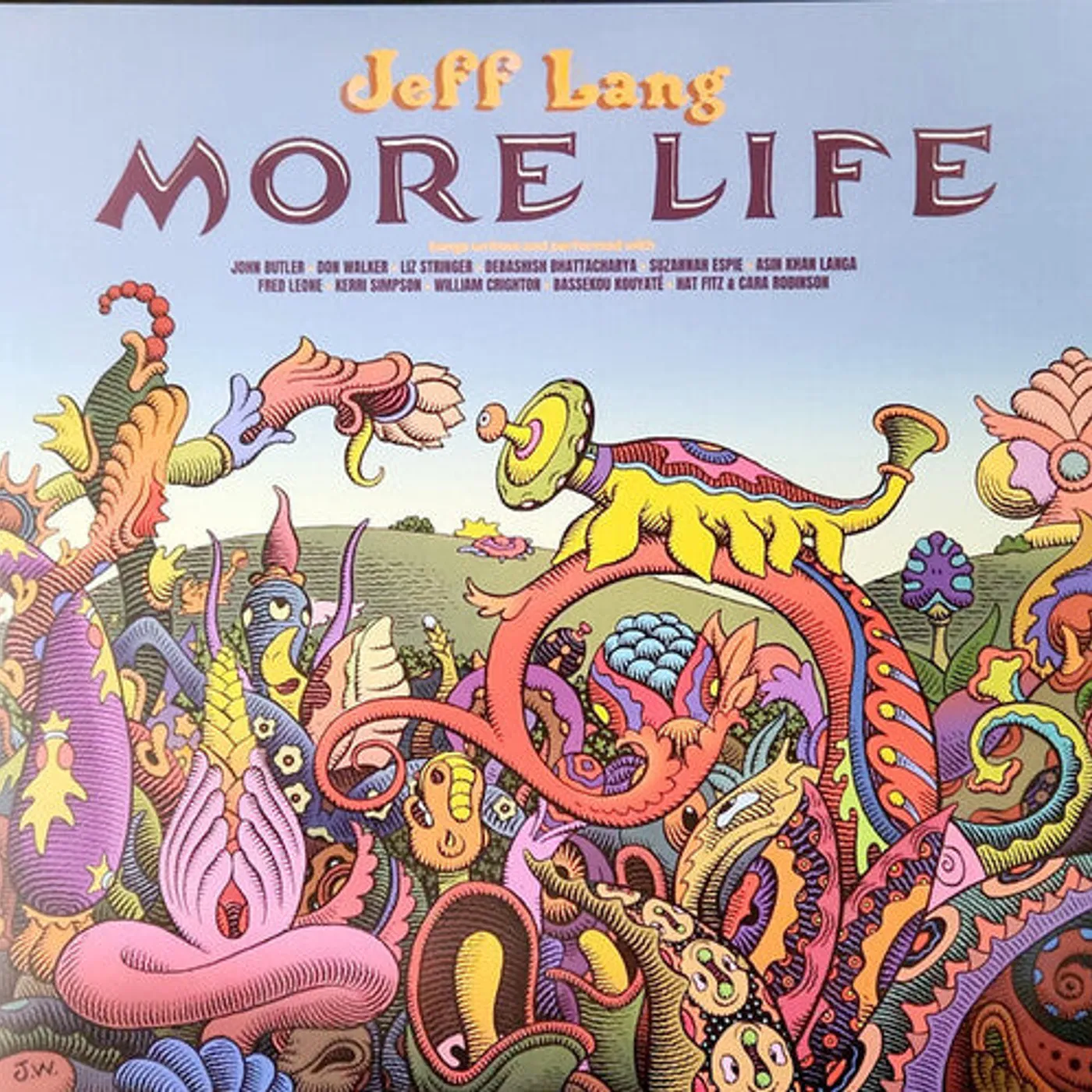 Jeff Lang LP Vinyl - More Life (Coloured Vinyl) (Red) (Aus)