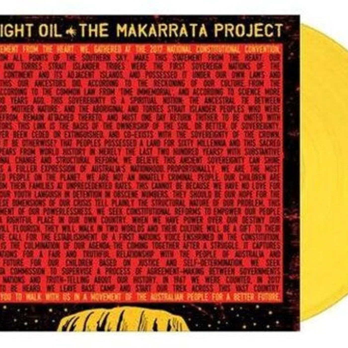 Midnight Oil LP Vinyl - Makarrata Project (Coloured Vinyl) (Ylw) (Aus)