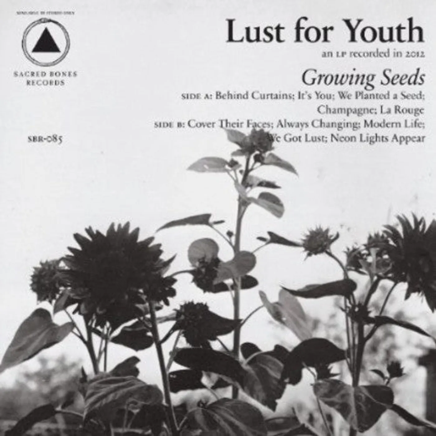 Lust For Youth LP Vinyl - Growing Seeds