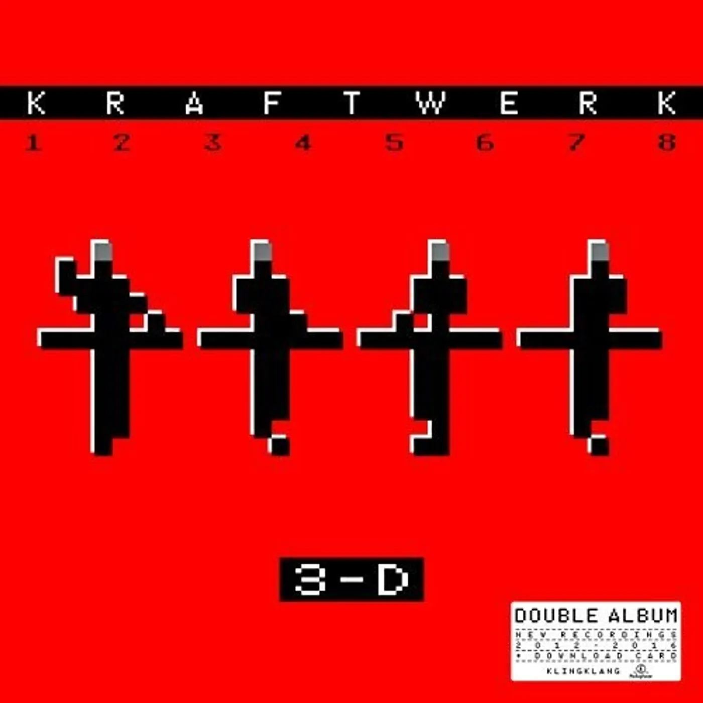 Kraftwerk LP Vinyl - 3-D: The Catalogue (Ogv) (Dlcd)