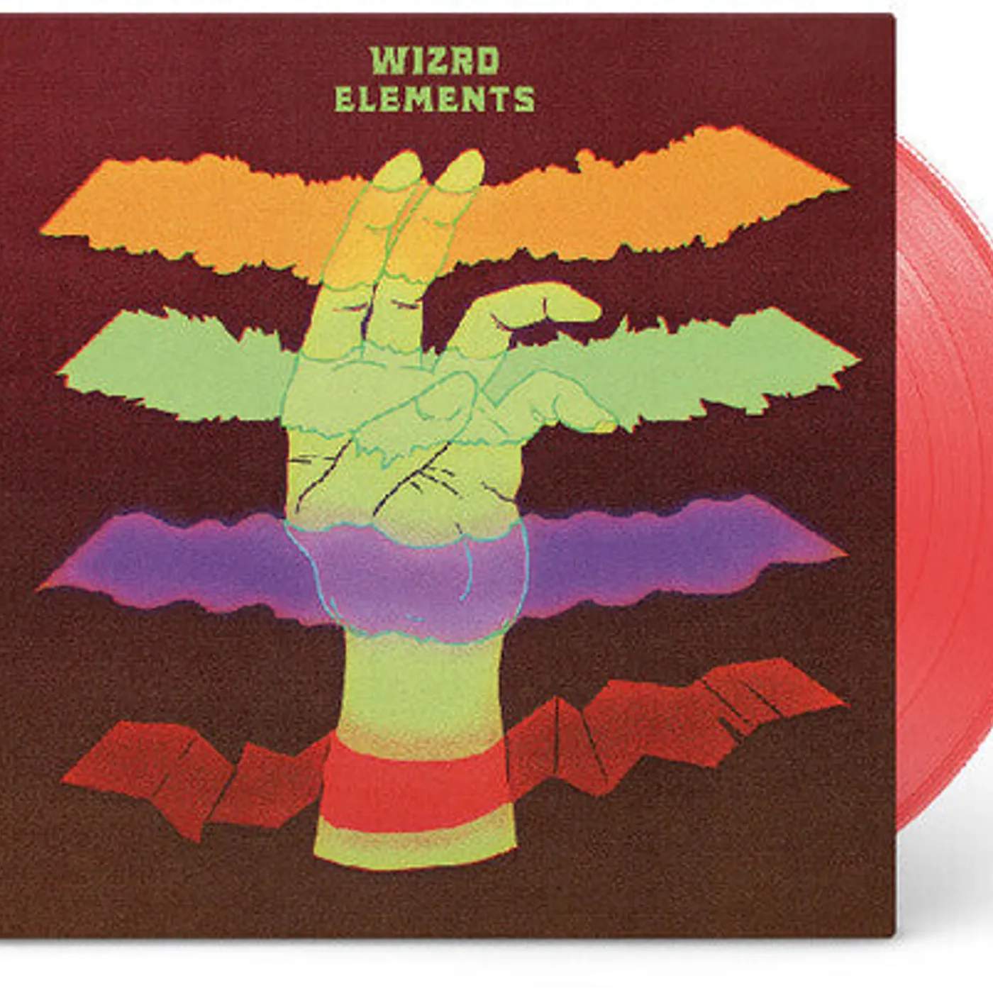 Wizrd LP Vinyl - Elements (Coloured Vinyl) (Red)