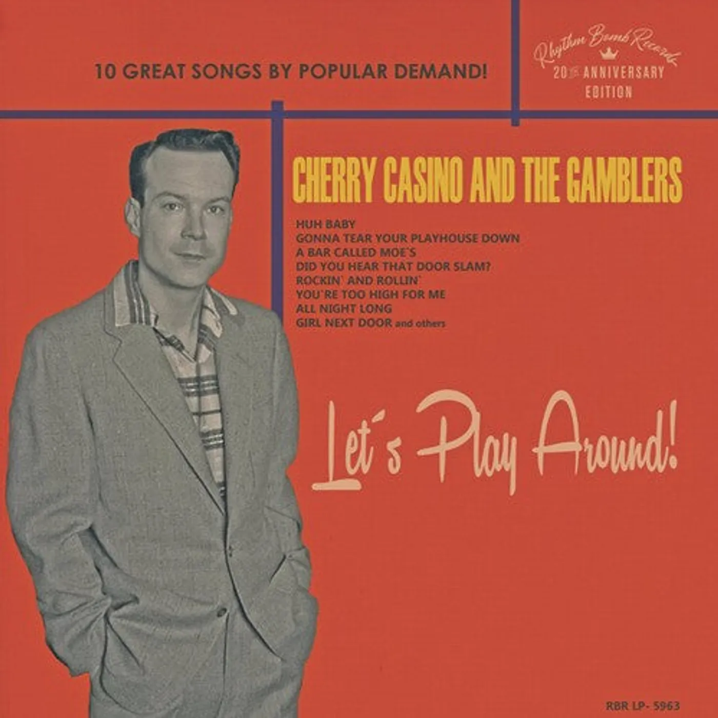 Cherry Casino & The Gamblers LP Vinyl - Let'S Play Around (10In) (Ltd)