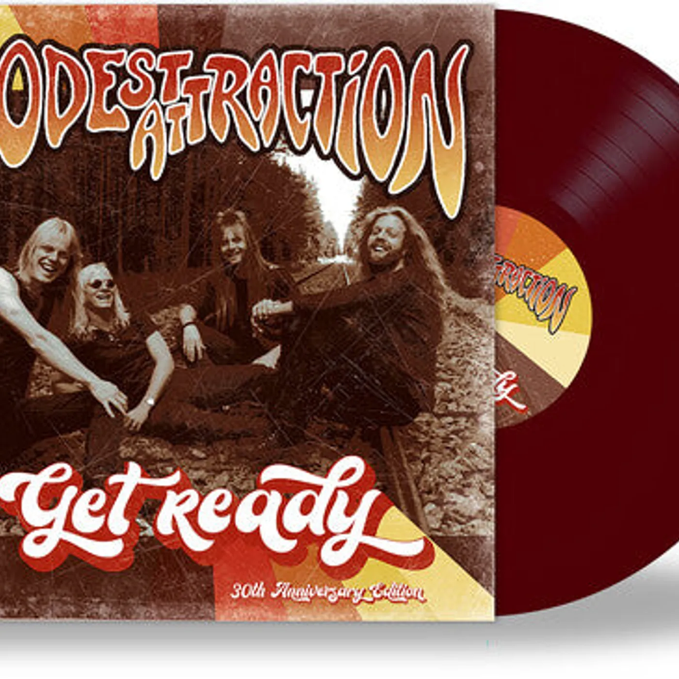 Modest Attraction LP Vinyl - Get Ready (Burg) (Coloured Vinyl)