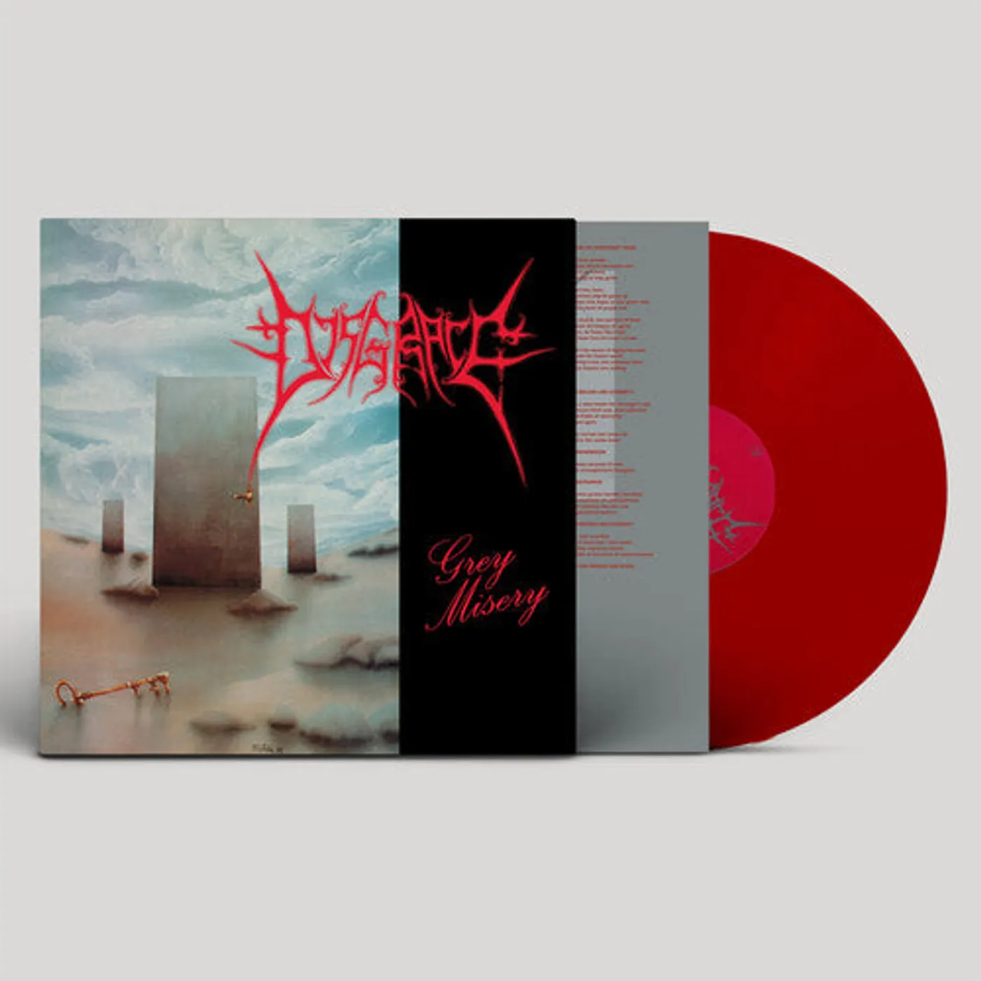 Disgrace LP Vinyl - Grey Misery (Coloured Vinyl) (Red)