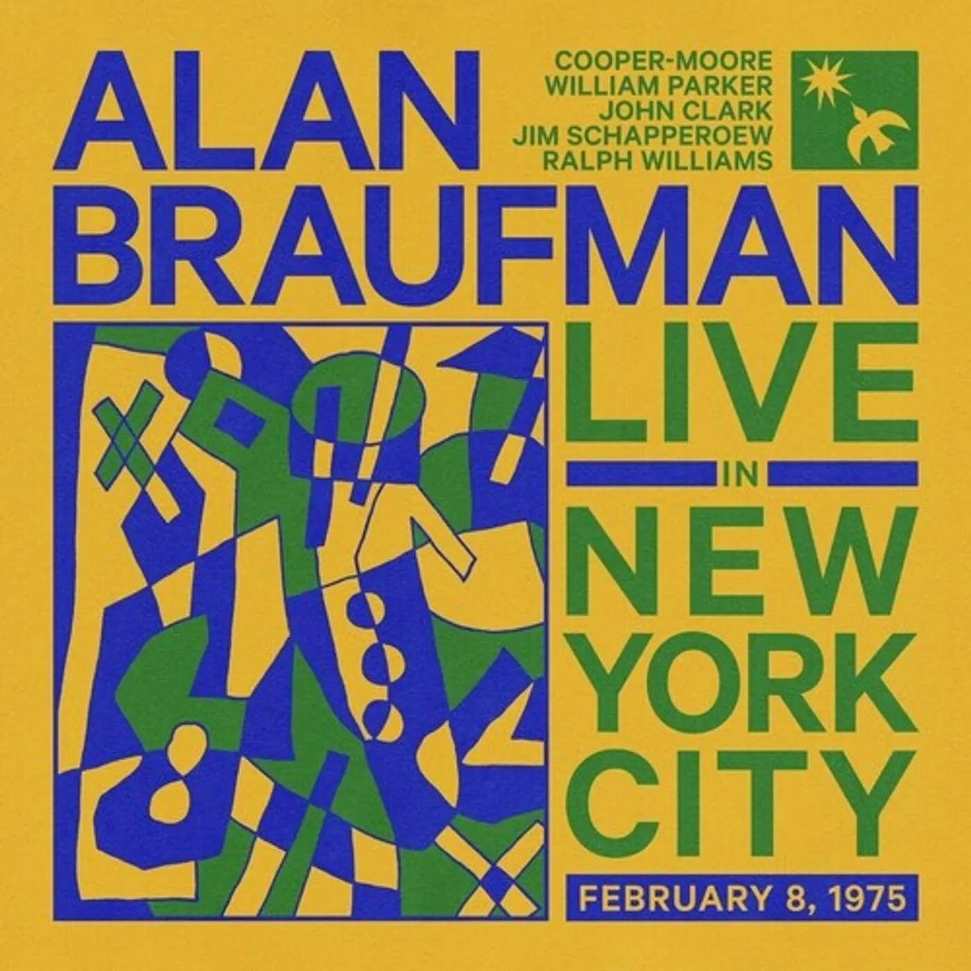 Alan Braufman LP Vinyl - Live In New York City February 8 1975