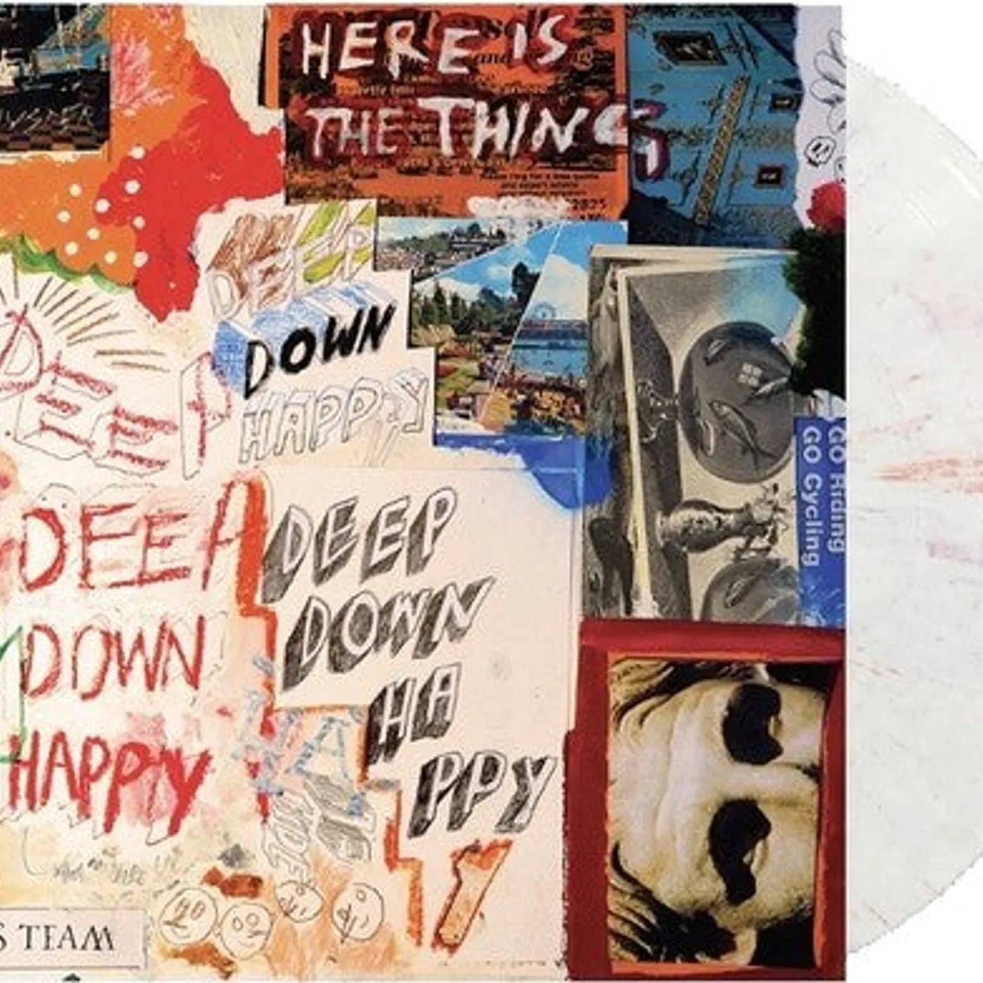 Sports Team LP Vinyl - Deep Down Happy - Jawbreaker Colored (Coloured Vinyl) (Ogv)