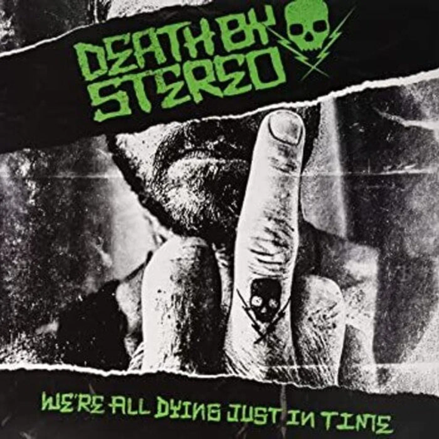 Death By Stereo LP Vinyl - We'Re All Dying Just In Time (Grn) (Dlcd)
