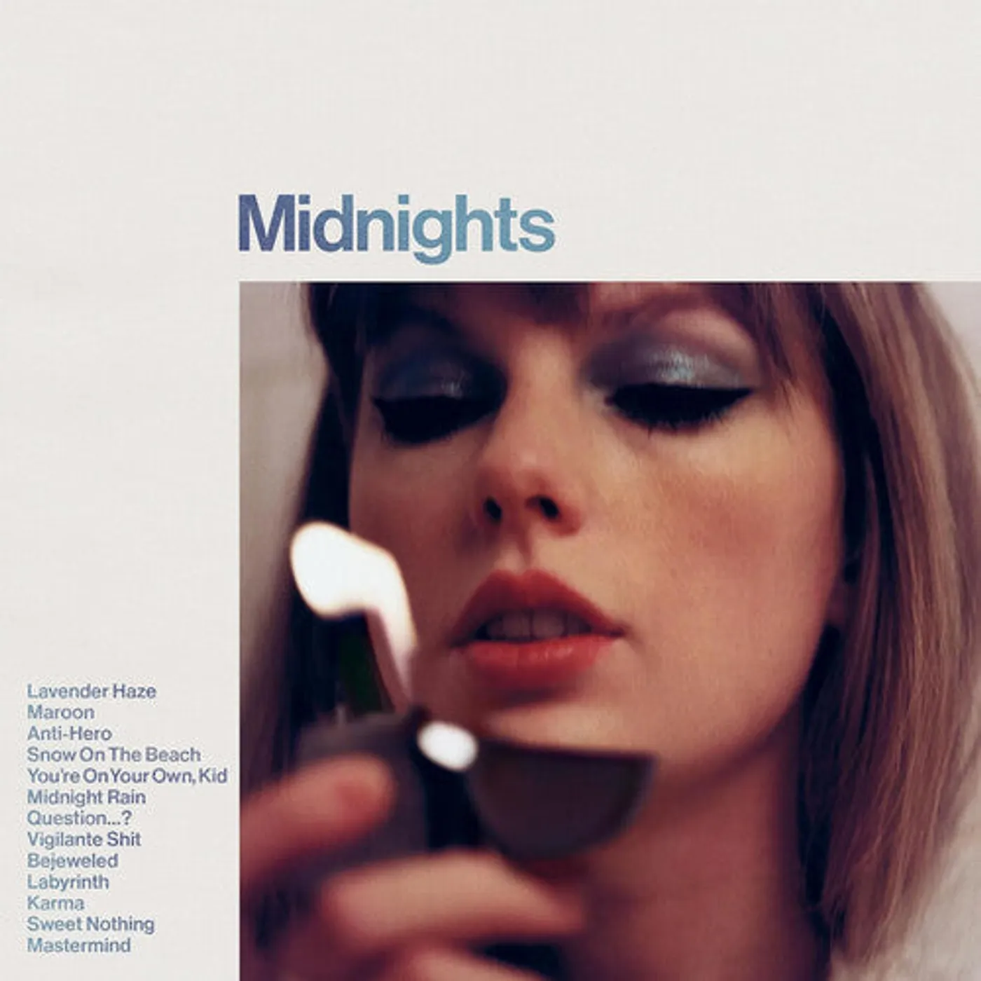 Taylor Swift LP Vinyl - Midnights (Moonstone Blue Edition)