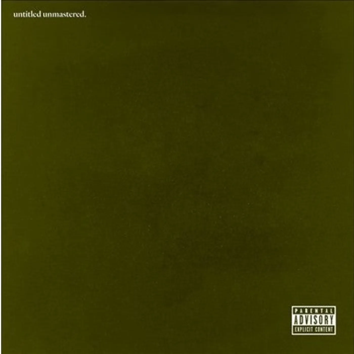 Kendrick Lamar LP Vinyl - Untitled Unmastered