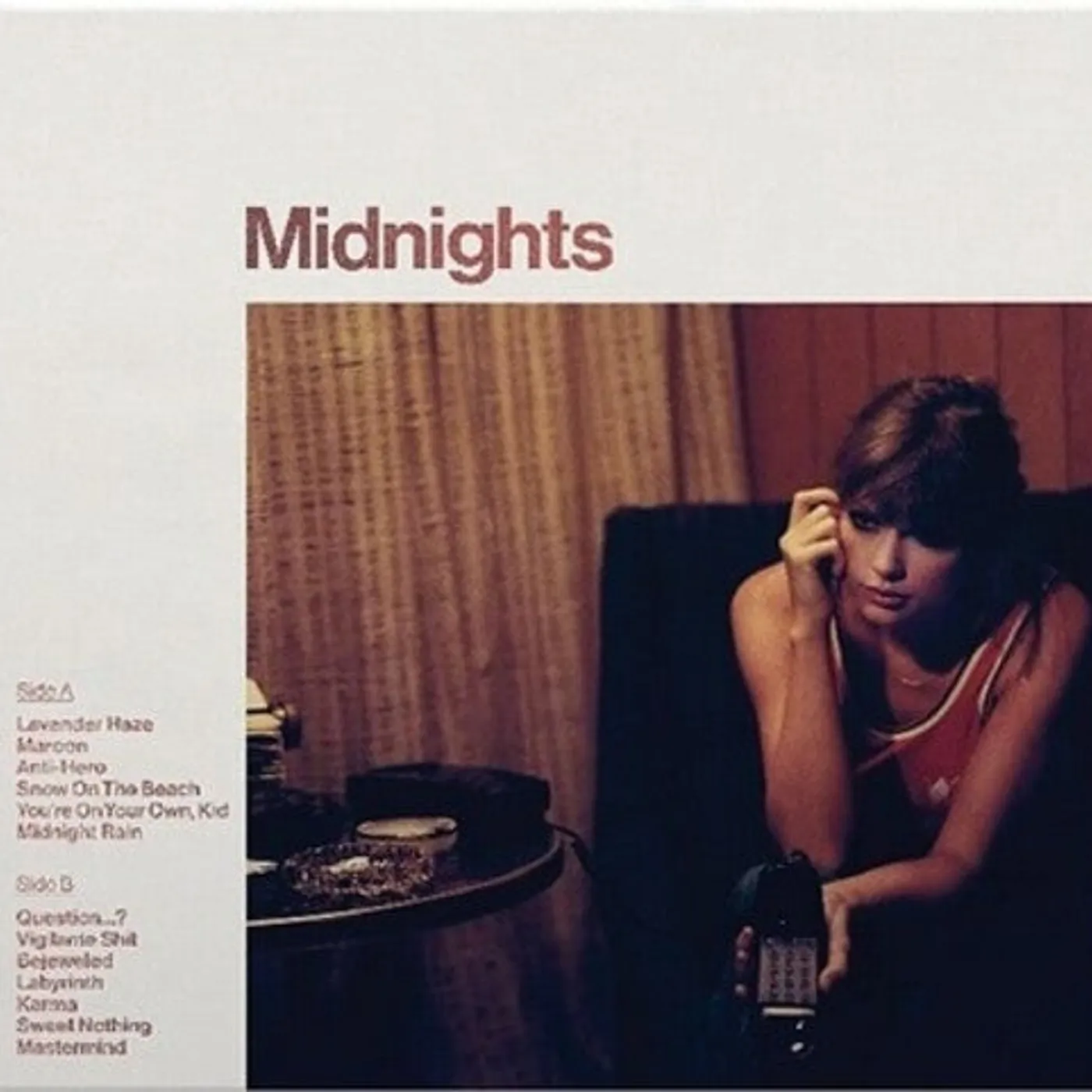 Taylor Swift LP Vinyl - Midnights [Blood Moon Edition]