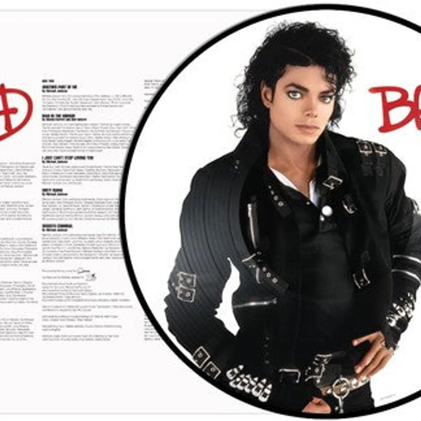 Michael Jackson LP Vinyl - Bad (Pict)