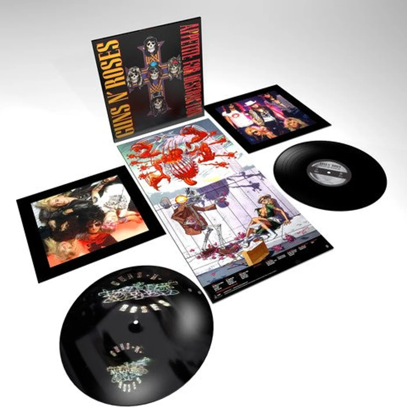 Guns N' Roses LP Vinyl - Appetite For Destruction (Ltd) (Ogv) (Dlcd)