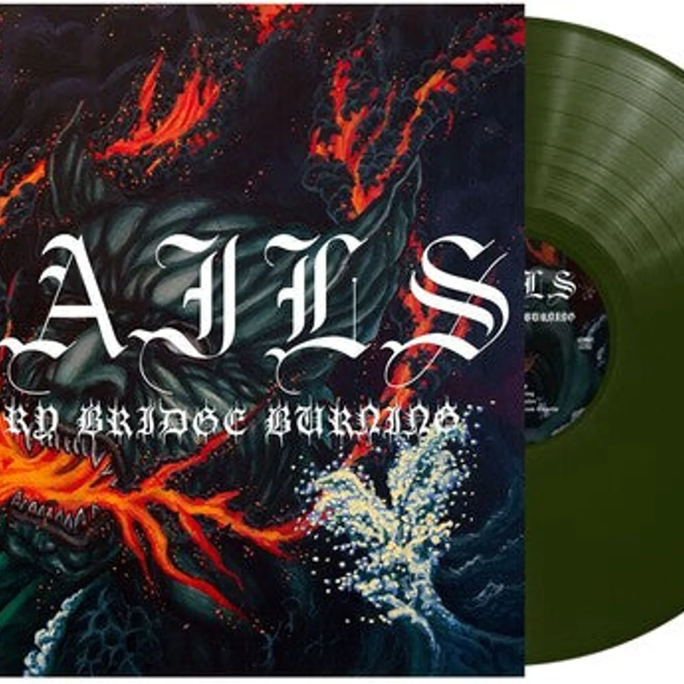 Nails LP Vinyl - Every Bridge Burning - Forest Green (Colv) (Grn)