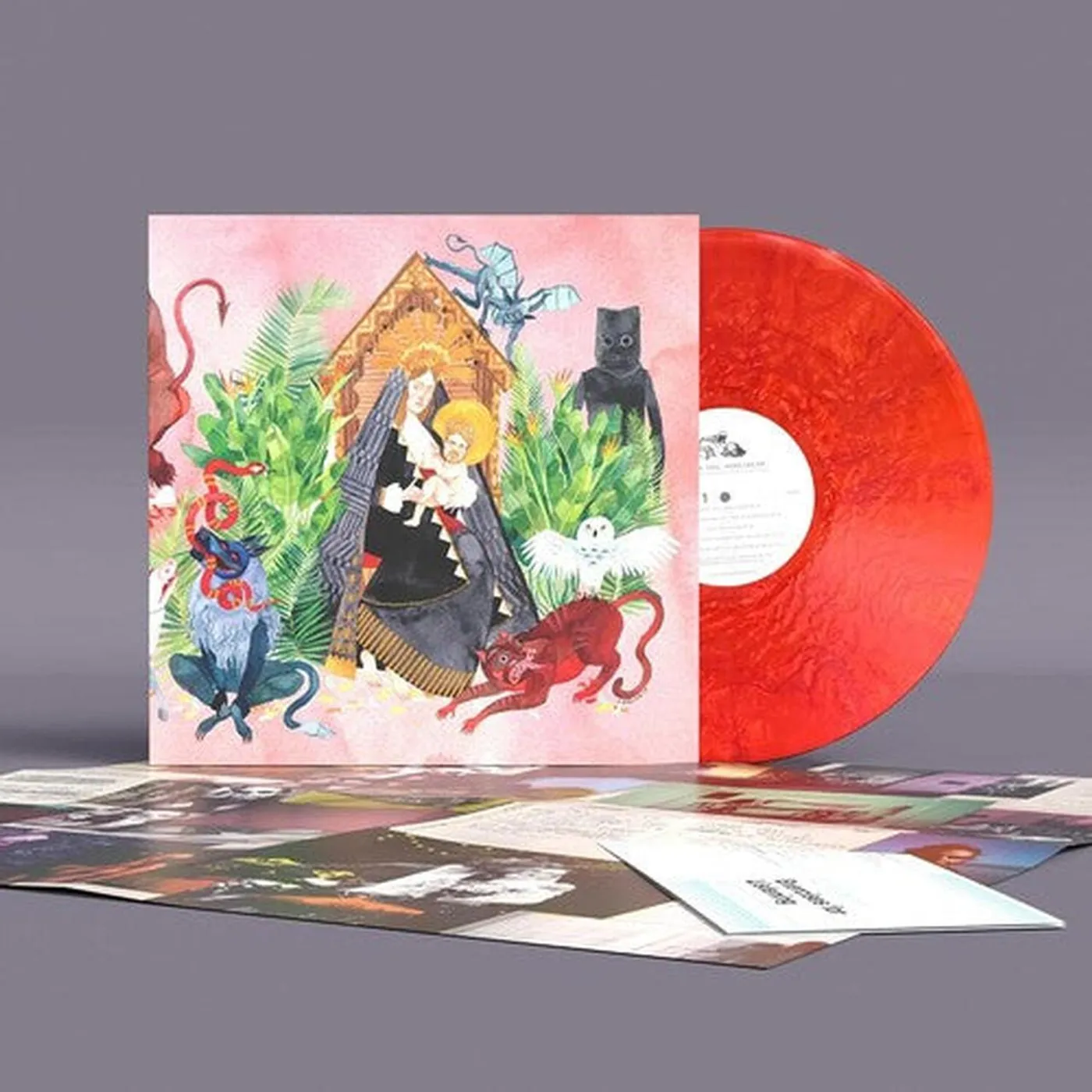 Father John Misty LP Vinyl - I Love You Honeybear - Red (Colv) (Red) (Rmst)